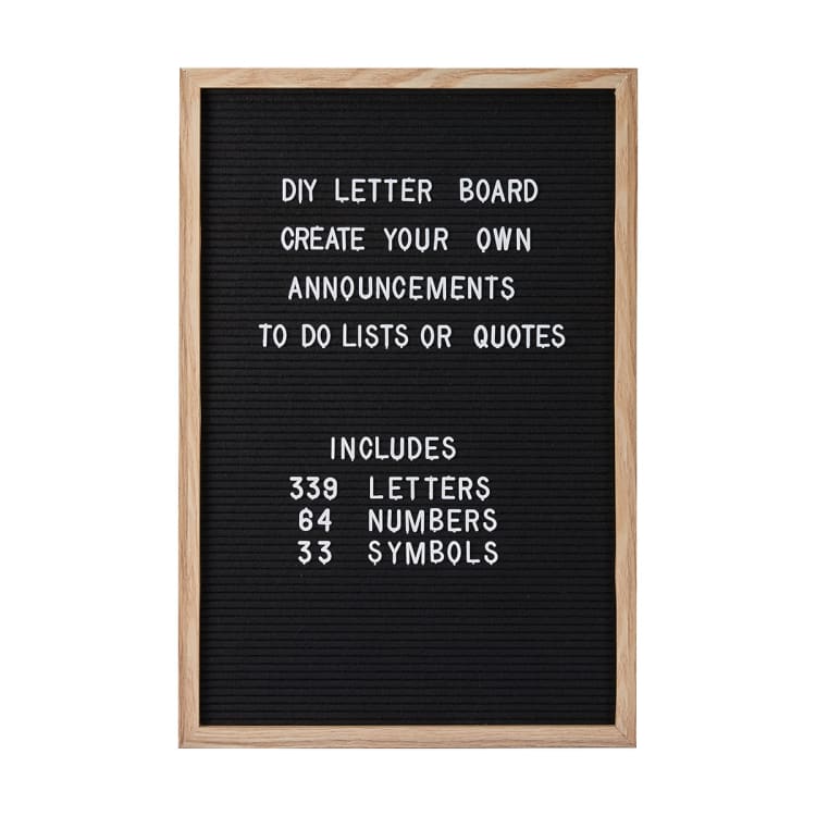 DIY Letter Board - Kmart