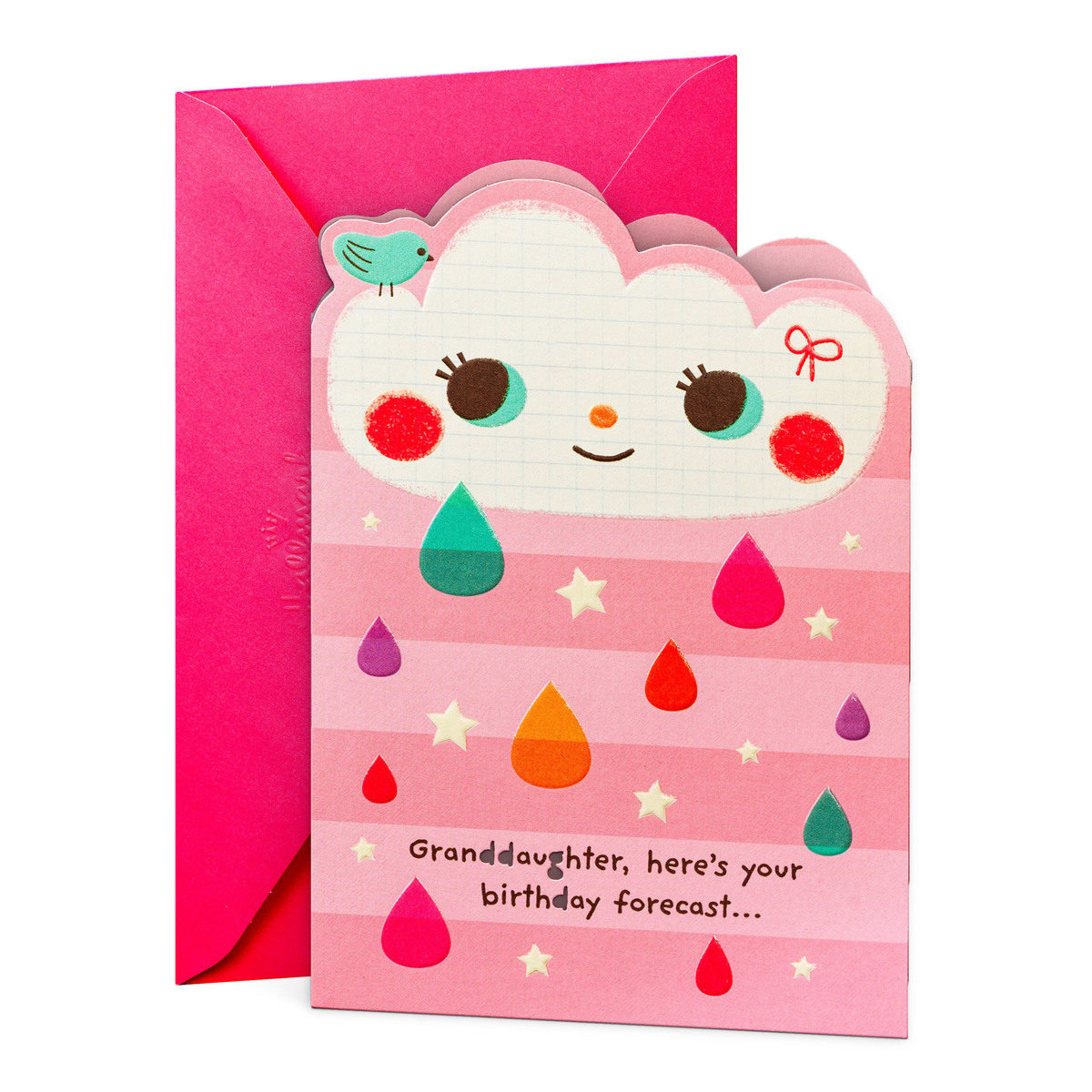 1 Hallmark Birthday Card For Granddaughter