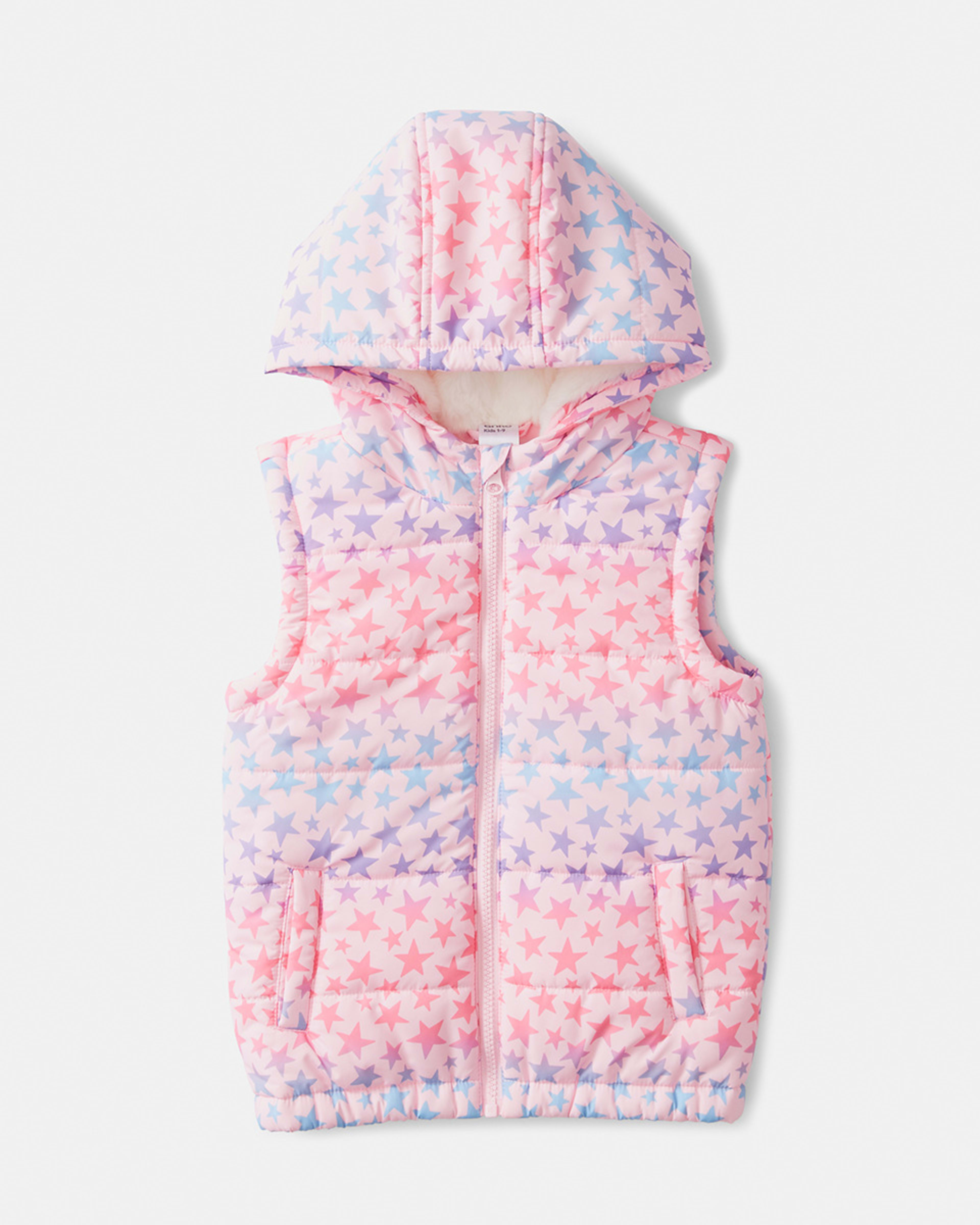 Sherpa Lined Hooded Vest Kmart