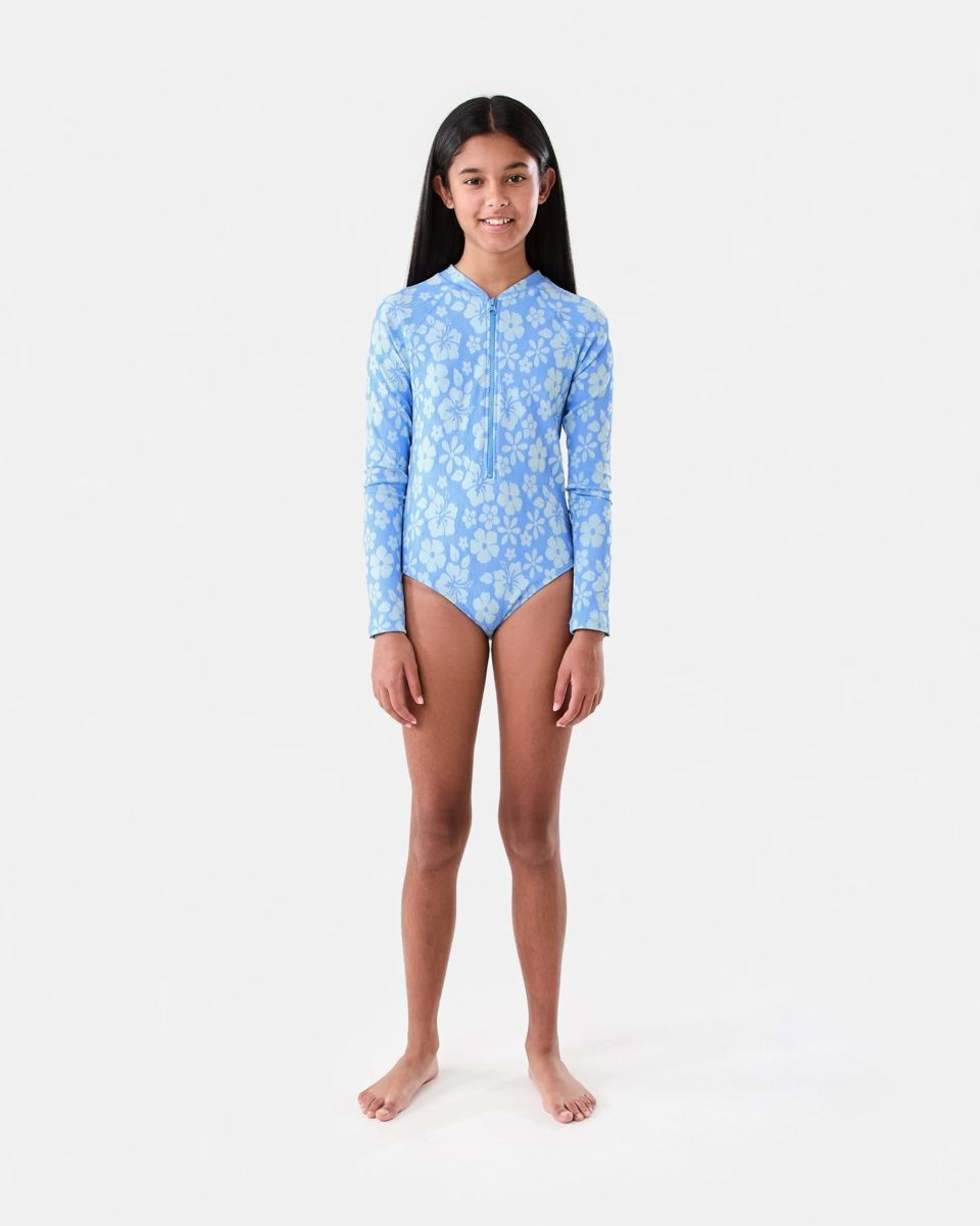4 Long Sleeve Swimsuit Trpc Flwrs, 4 of 6