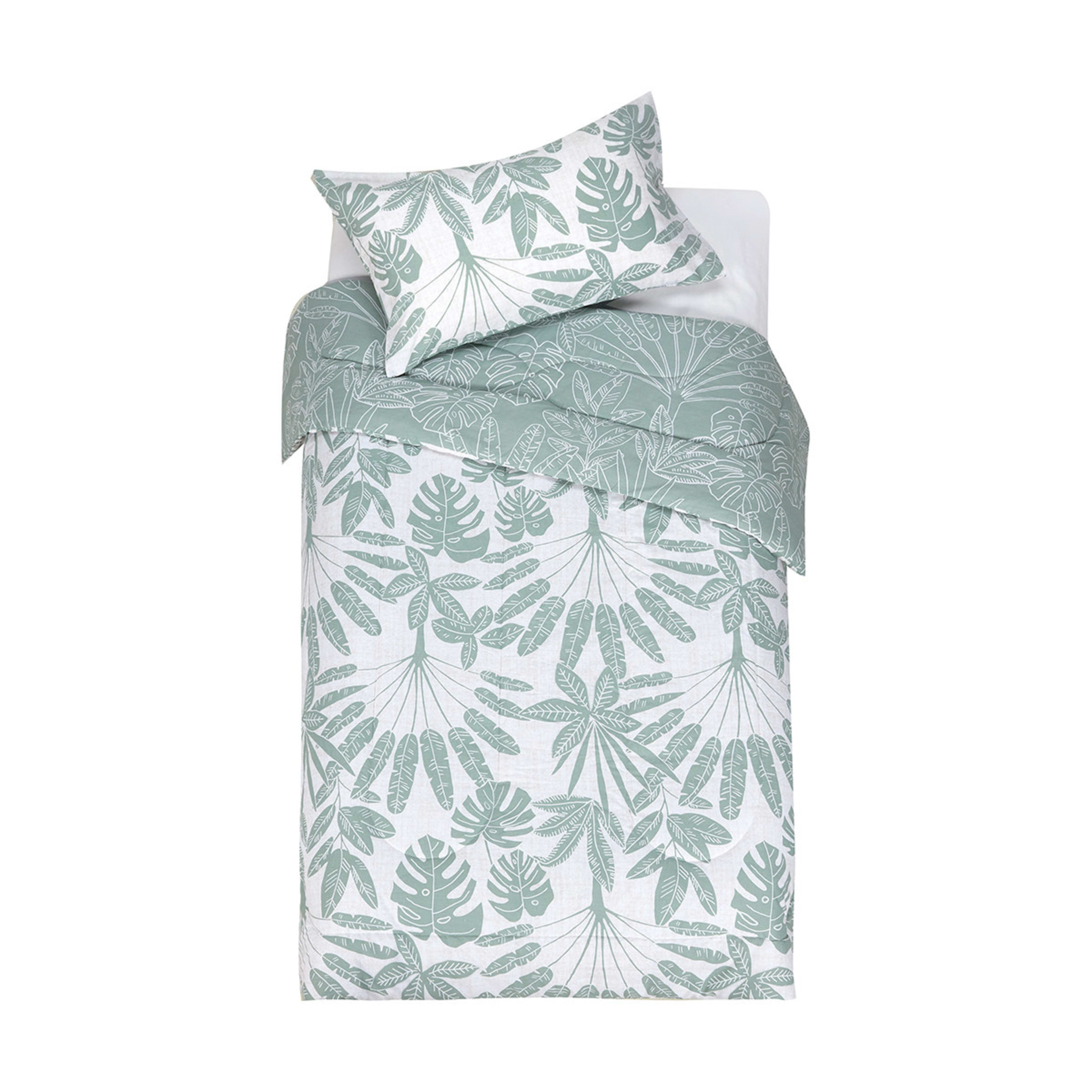 9 Peta Cotton Rich Reversible Comforter Set - Single Bed, 9 of 10