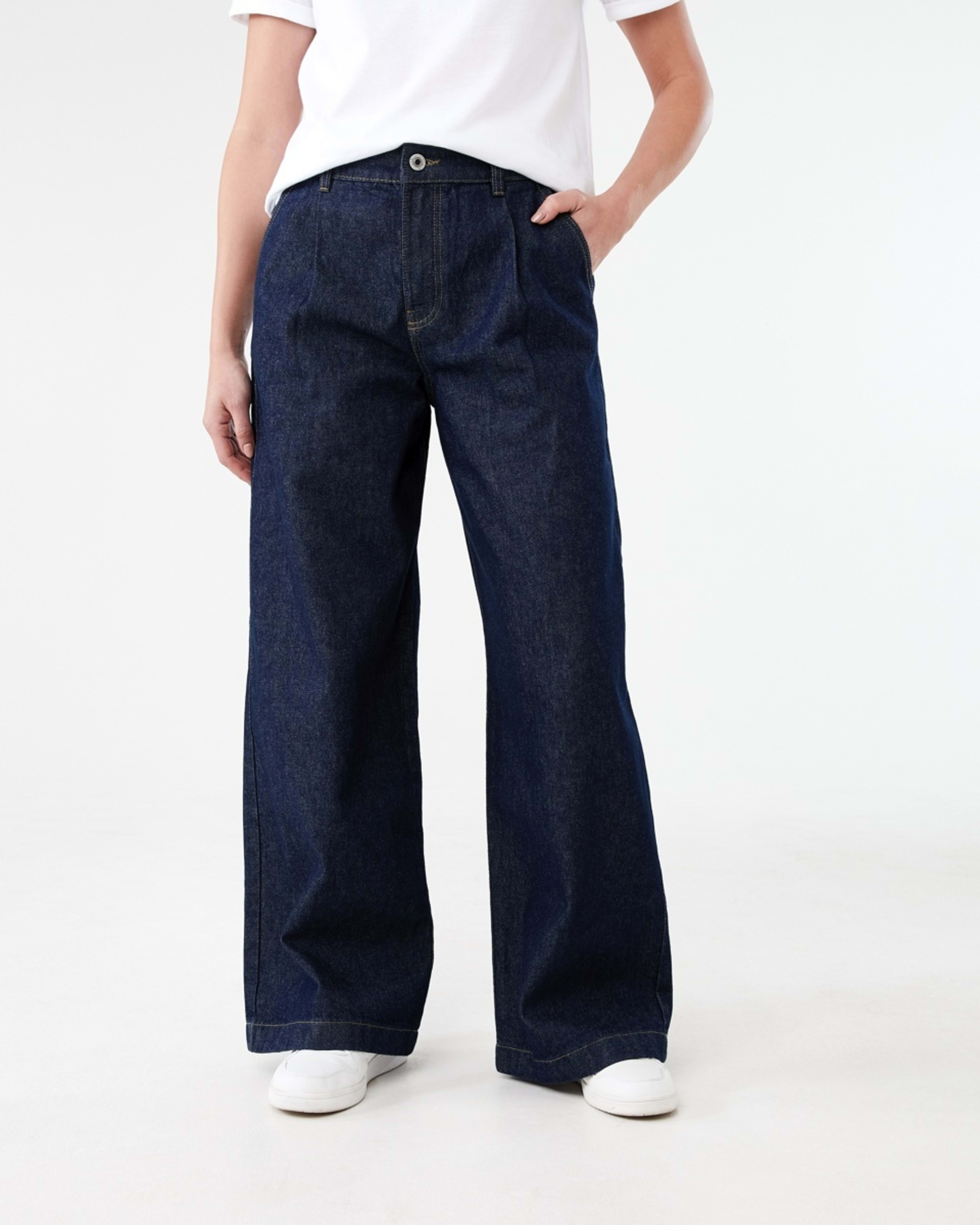 1 Pleat Front Jeans INDIGO, 1 of 6