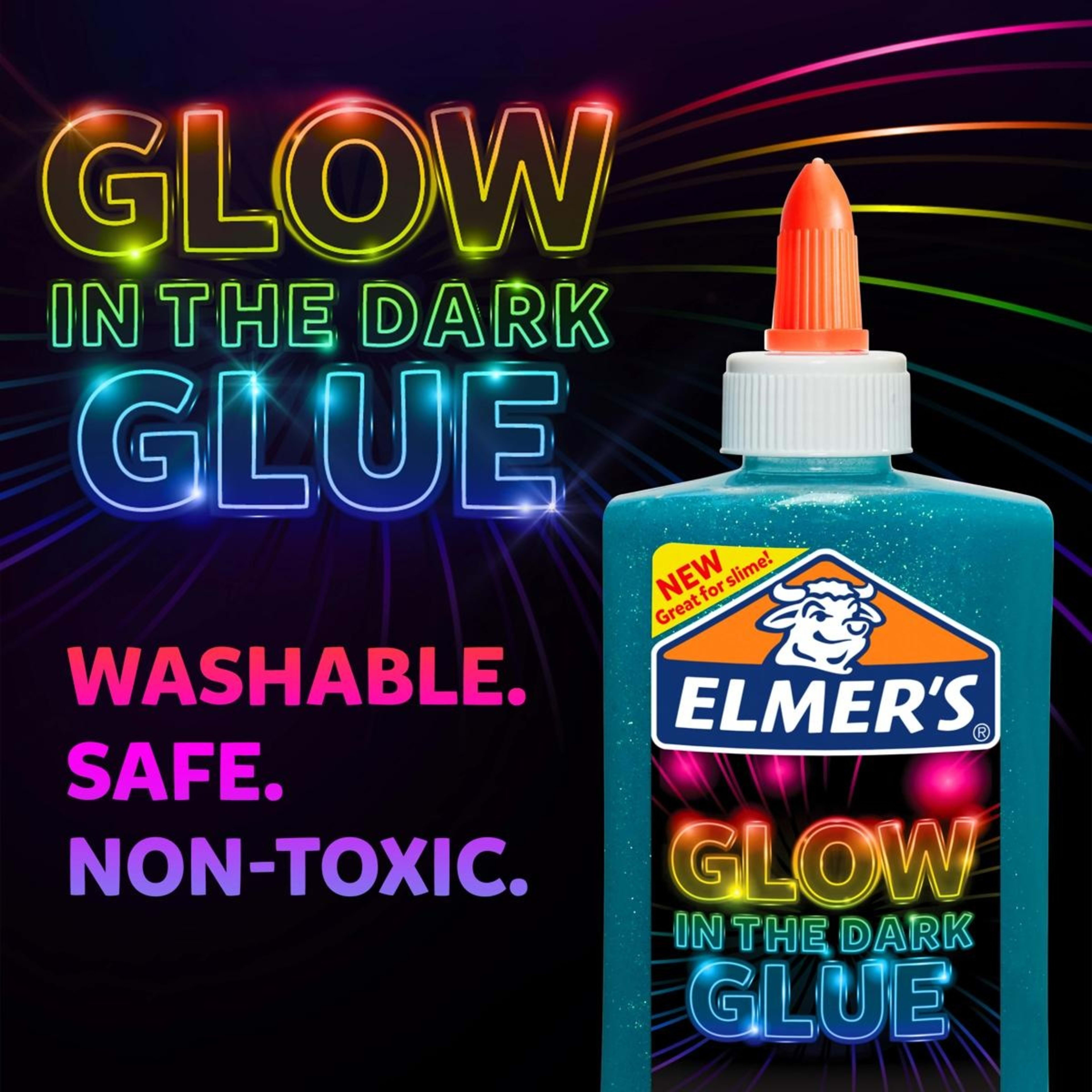 6 Elmer’s Glow-in-the-Dark Glue - Blue, 6 of 6