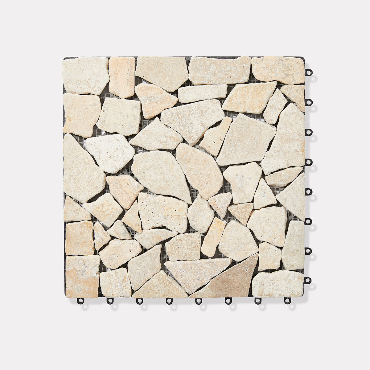 4 Pack Light Stone Decking Tiles Kmart