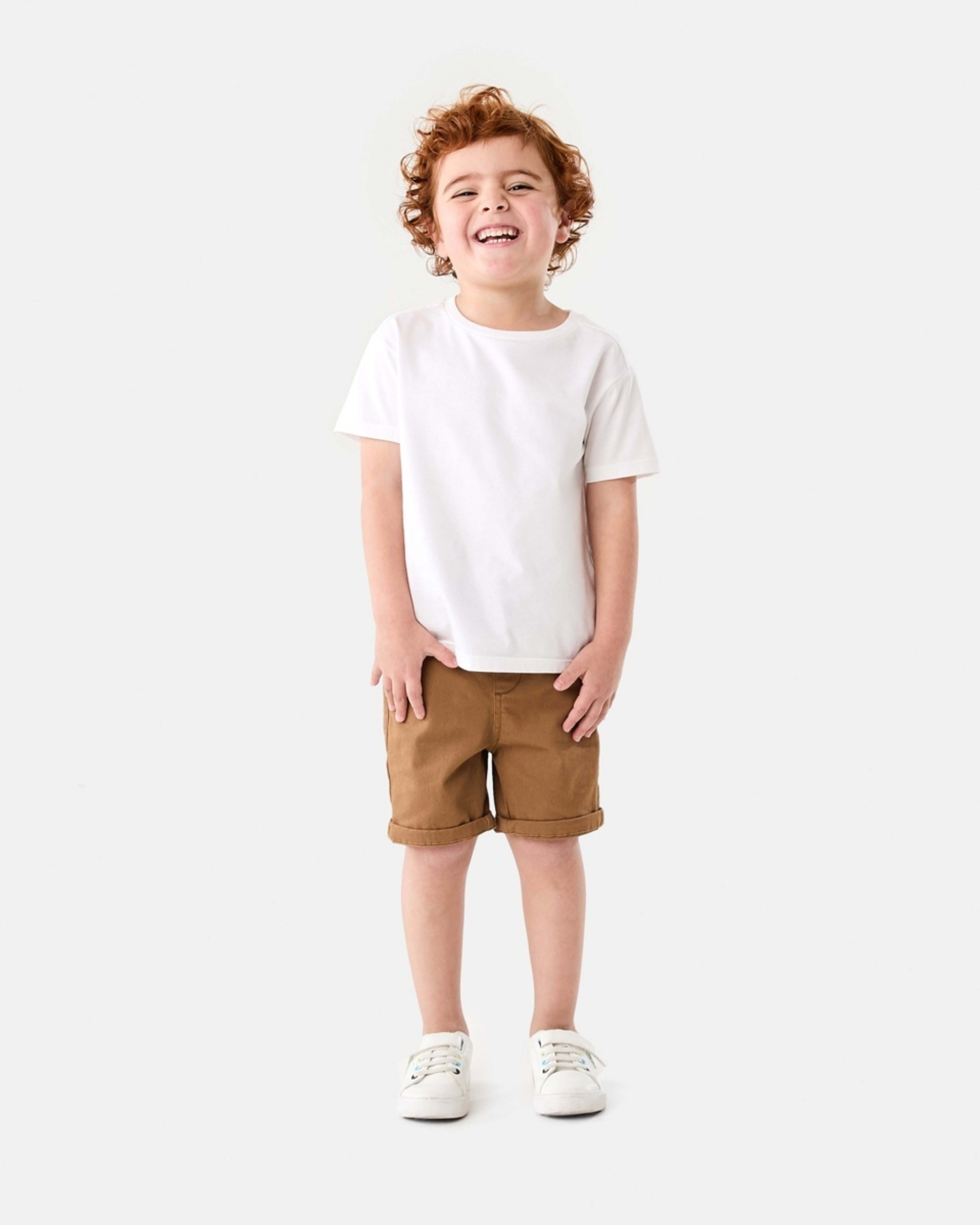 5 Pull On Chino Shorts TOASTED COCONUT, 5 of 6