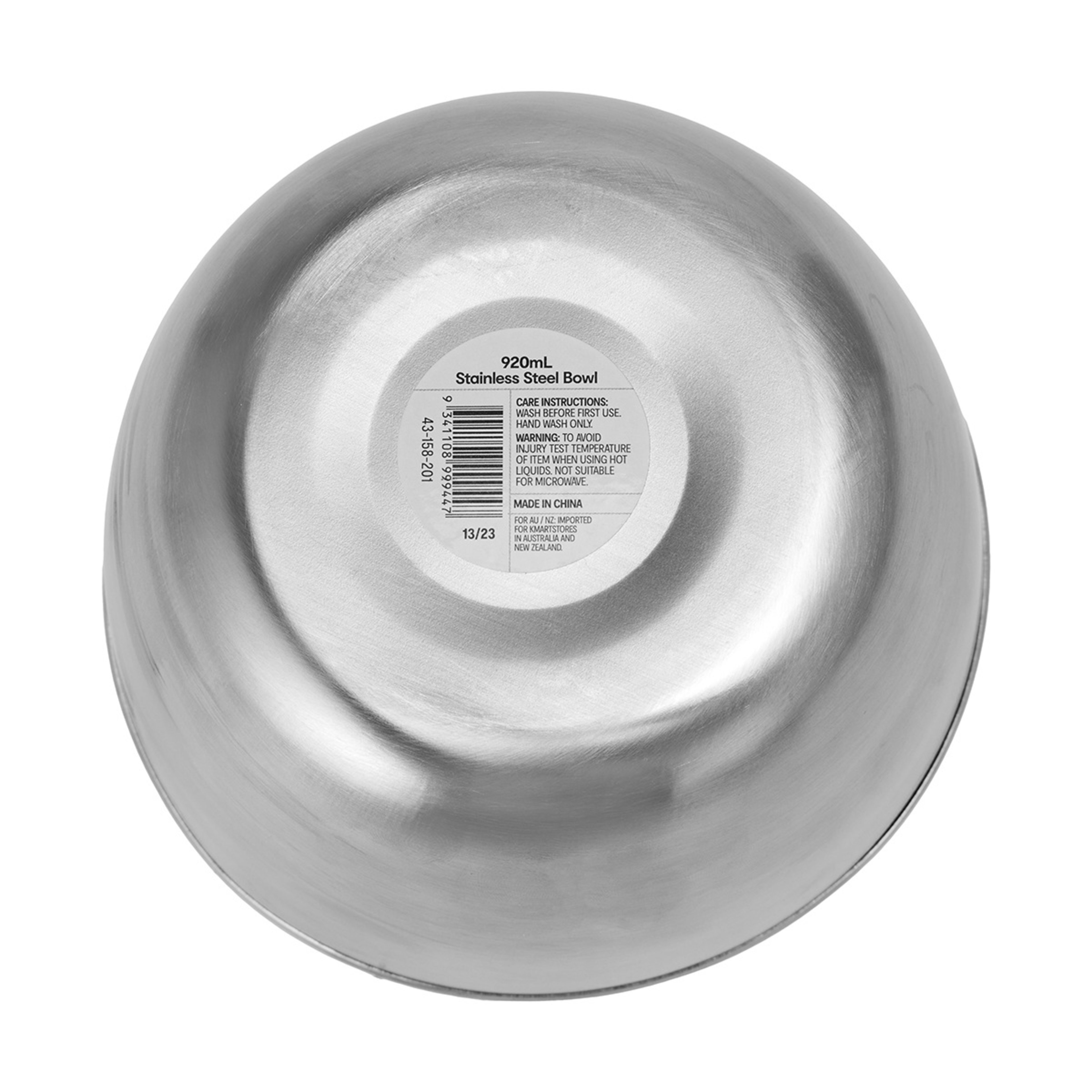 920ml Stainless Steel Bowl Kmart