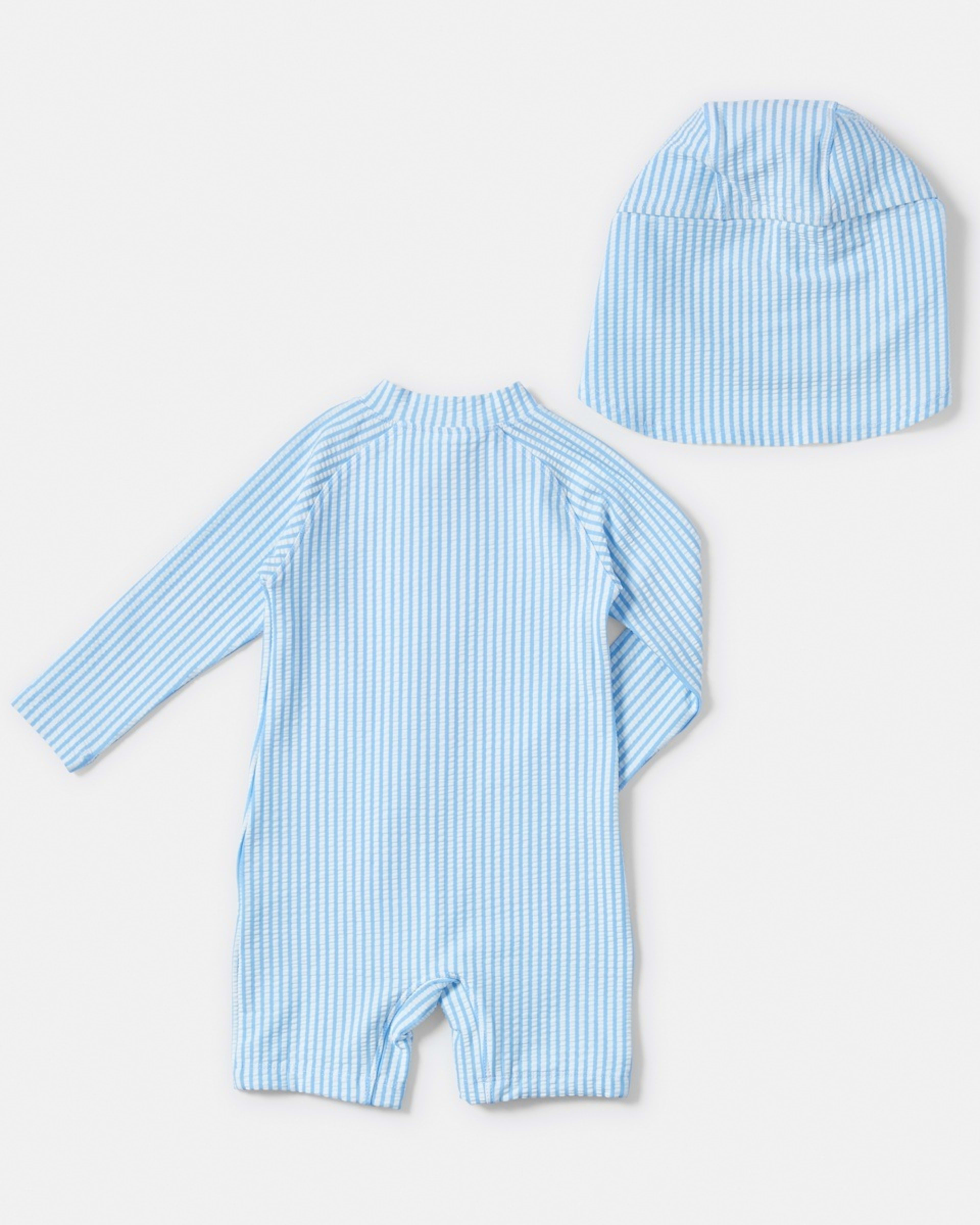 2 Rashie Suit Set BLUE STRIPES, 2 of 5