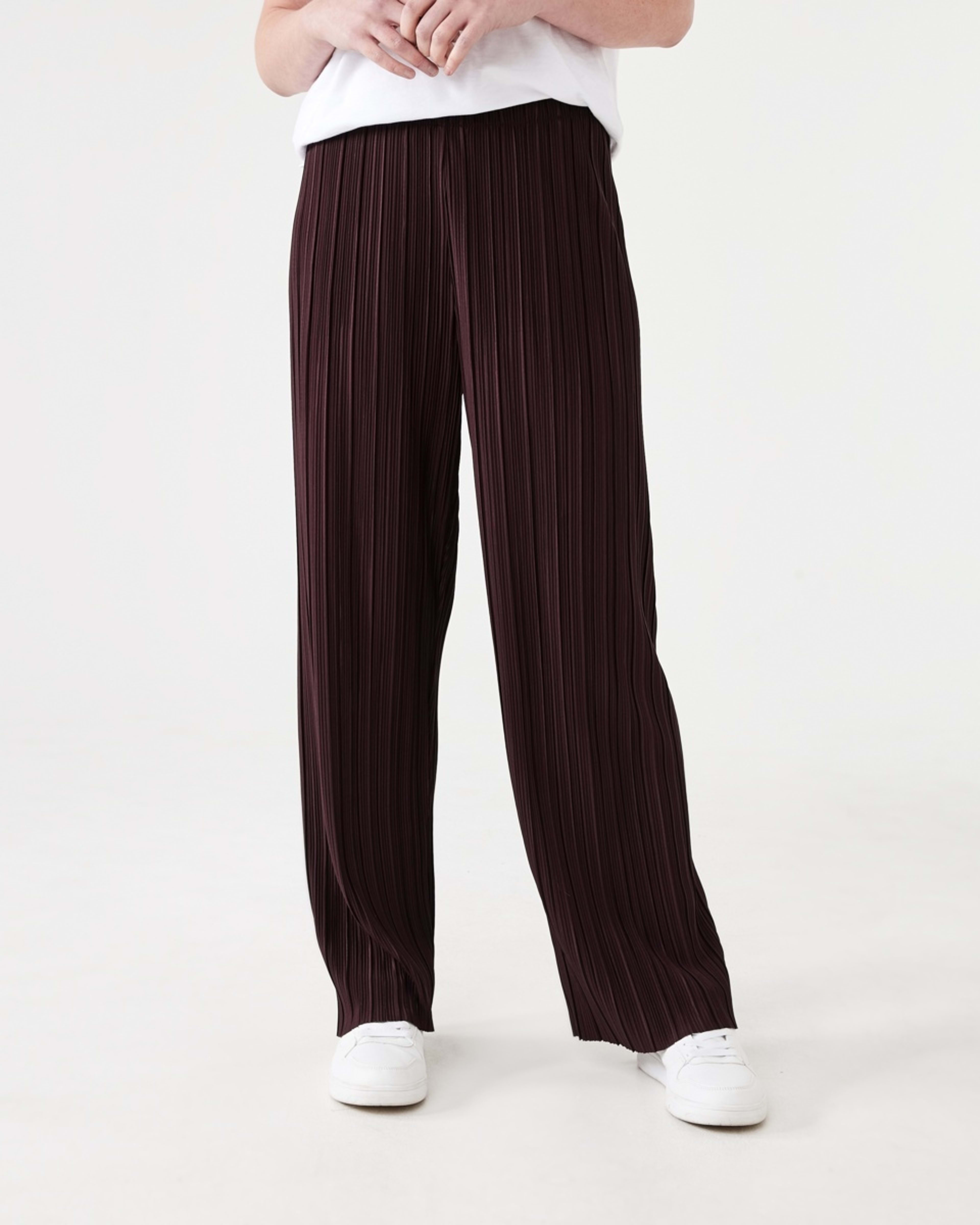1 Plisse Pants WARM MULBERRY, 1 of 4