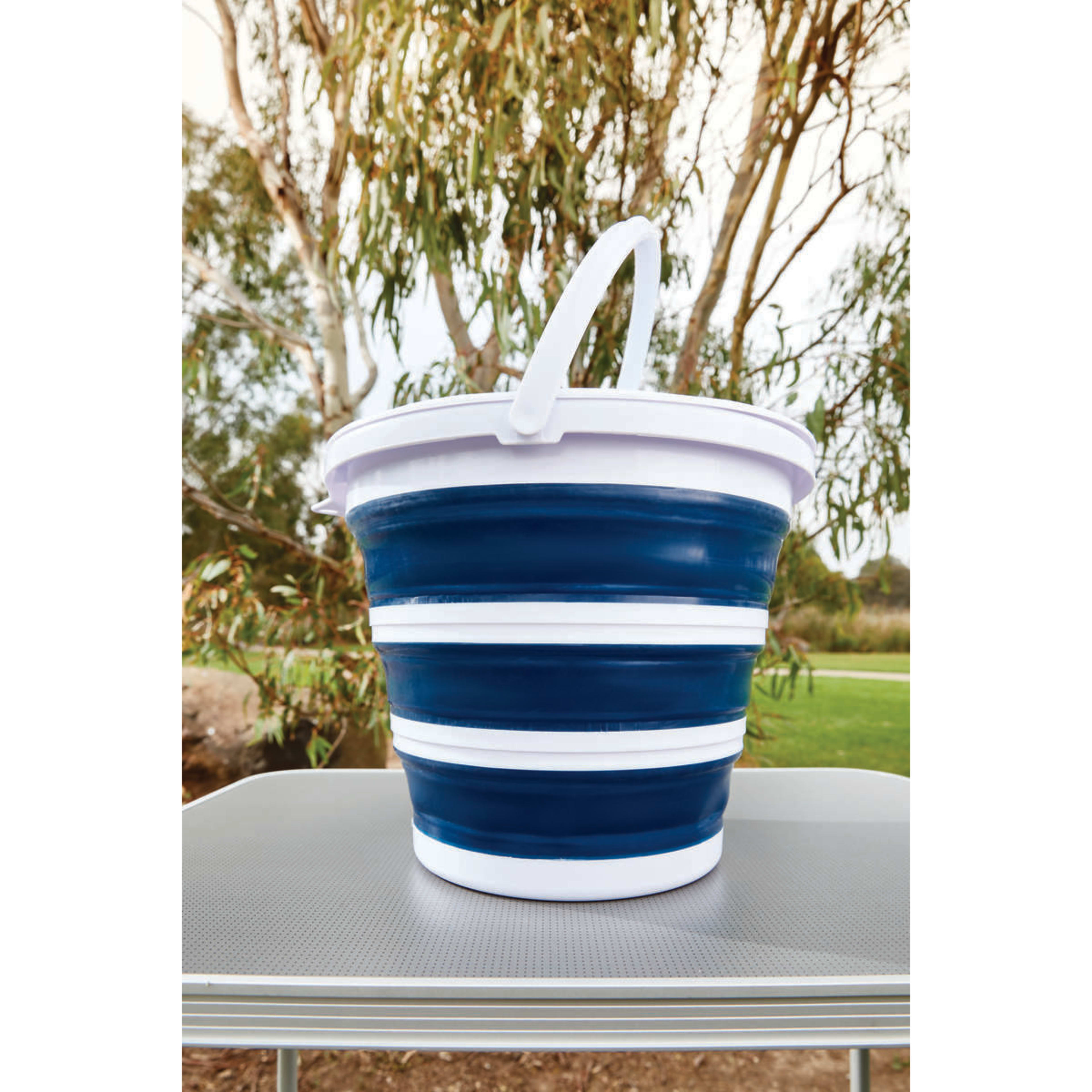 10L Collapsible Bucket with Lid Kmart
