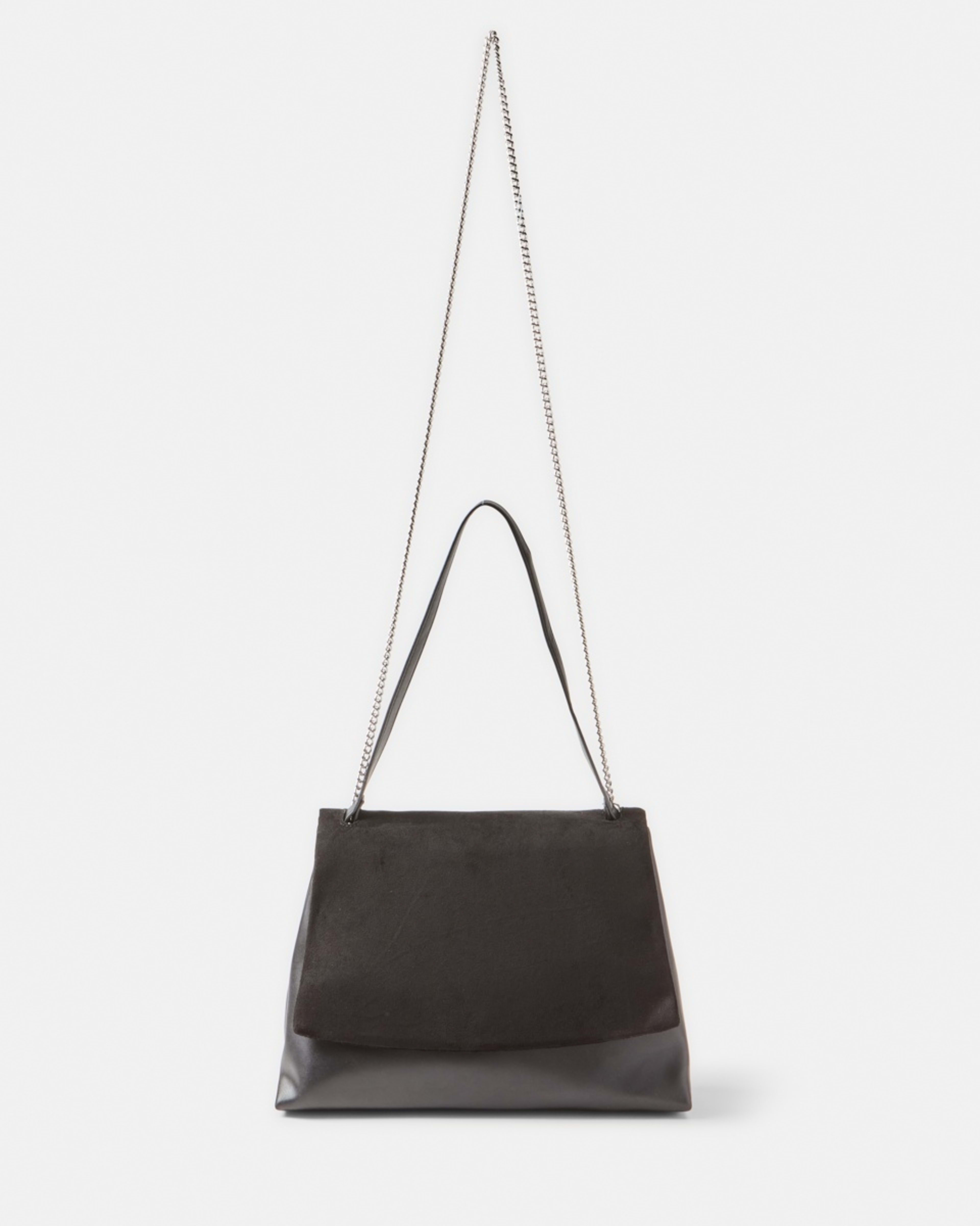 5 Front Flap Crossbody Bag Black, 5 of 6