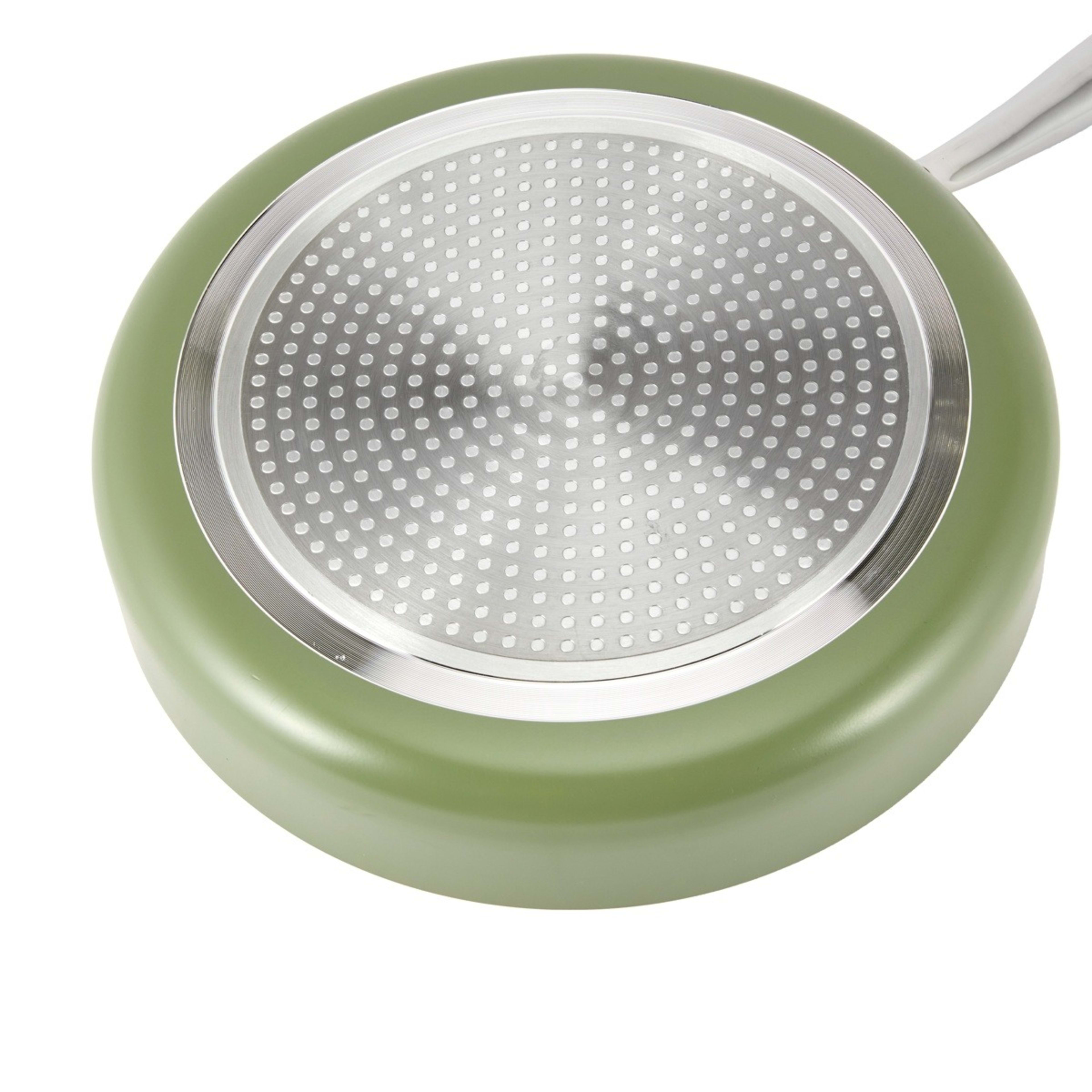 5 28cm Ceramic Non-Stick Frypan - Green, 5 of 7
