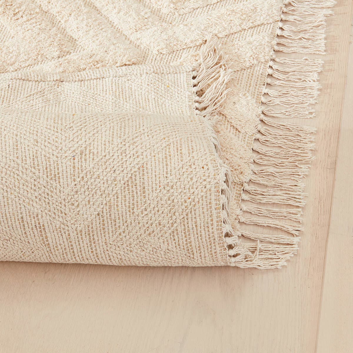 Tufted Rug Natural, Medium 180cm x 133cm Kmart