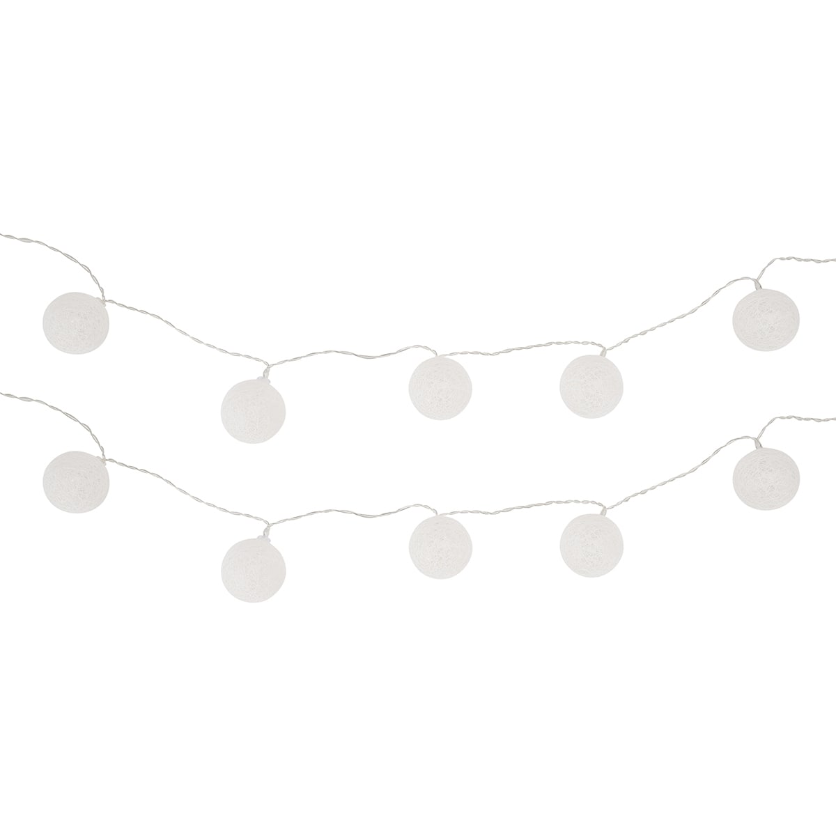 Cotton Ball String Lights Kmart