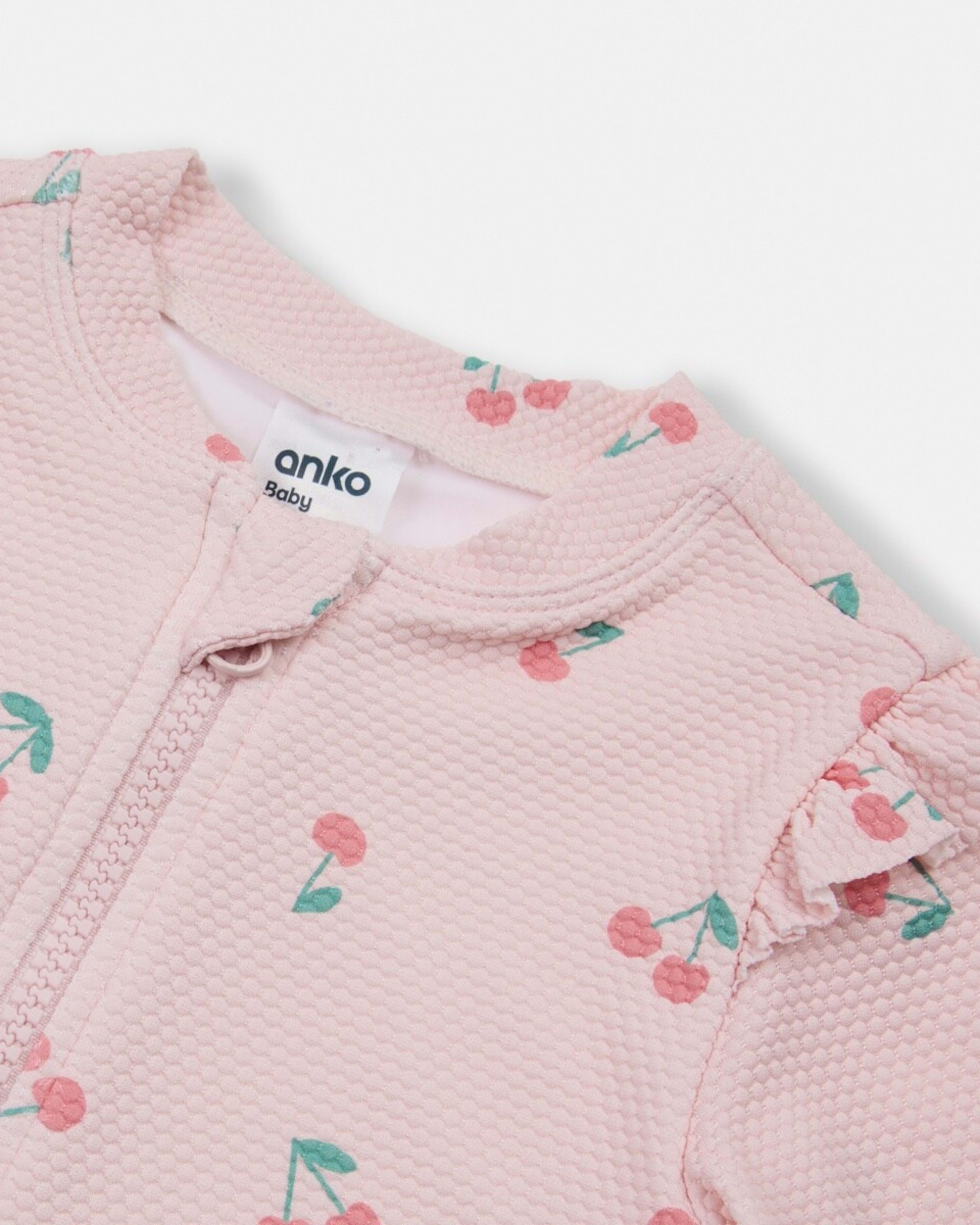 3 Frill Bather Pink Cherries, 3 of 4