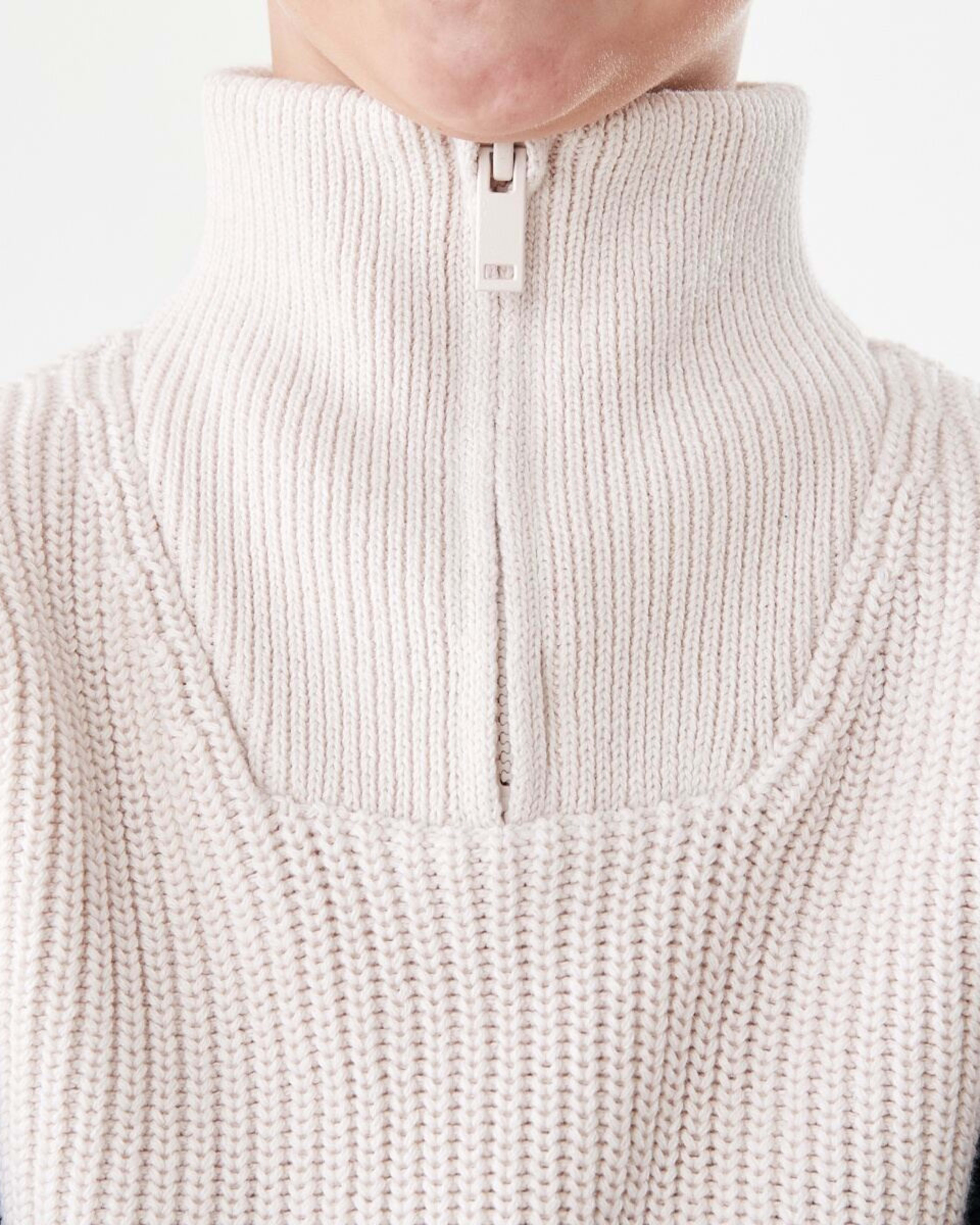 5 Funnel Neck Knit Top Bge Stripe, 5 of 9