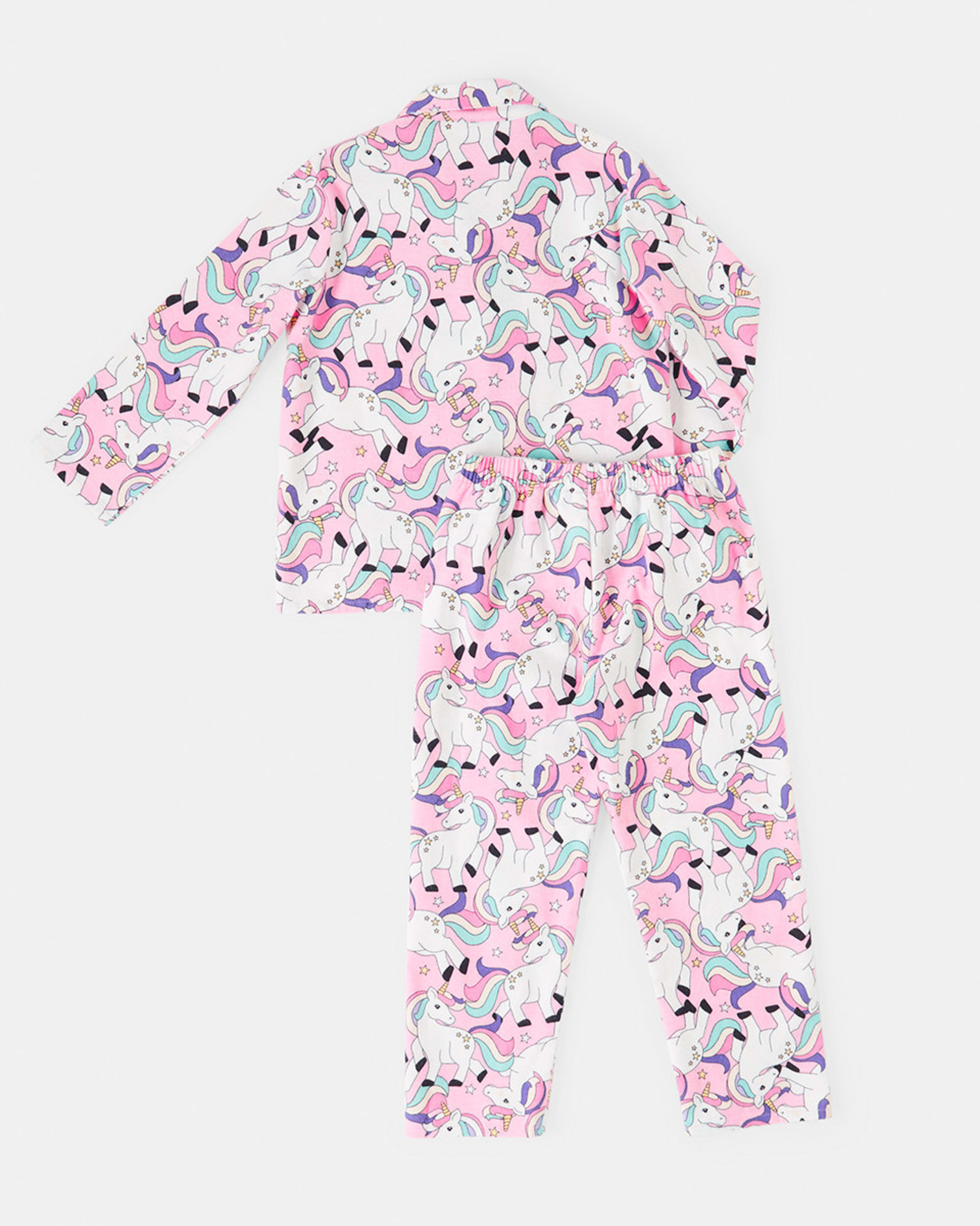 7 Flannelette Pyjama Set Unicorn, 7 of 9