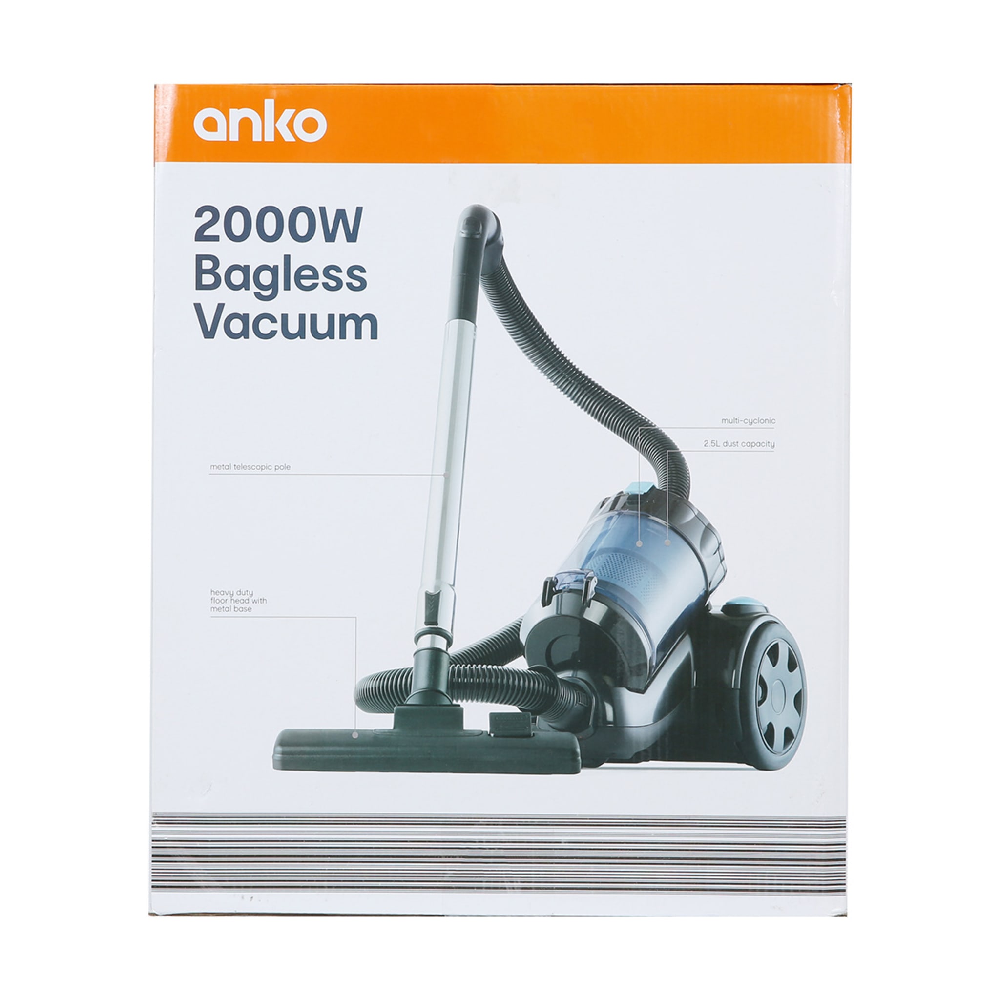 2000W Bagless Vacuum Kmart