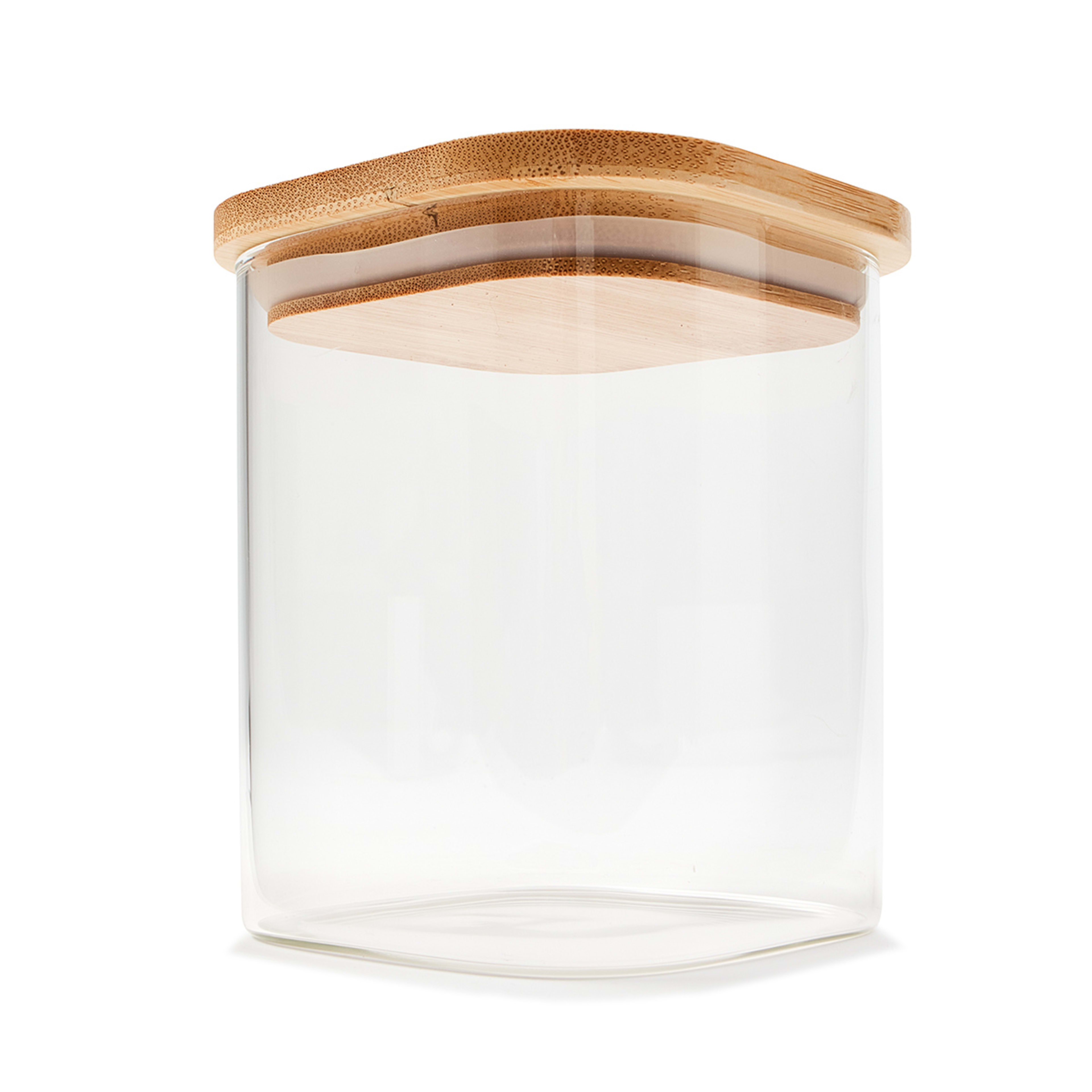 2 800ml Glass Container with Bamboo Lid, 2 of 6