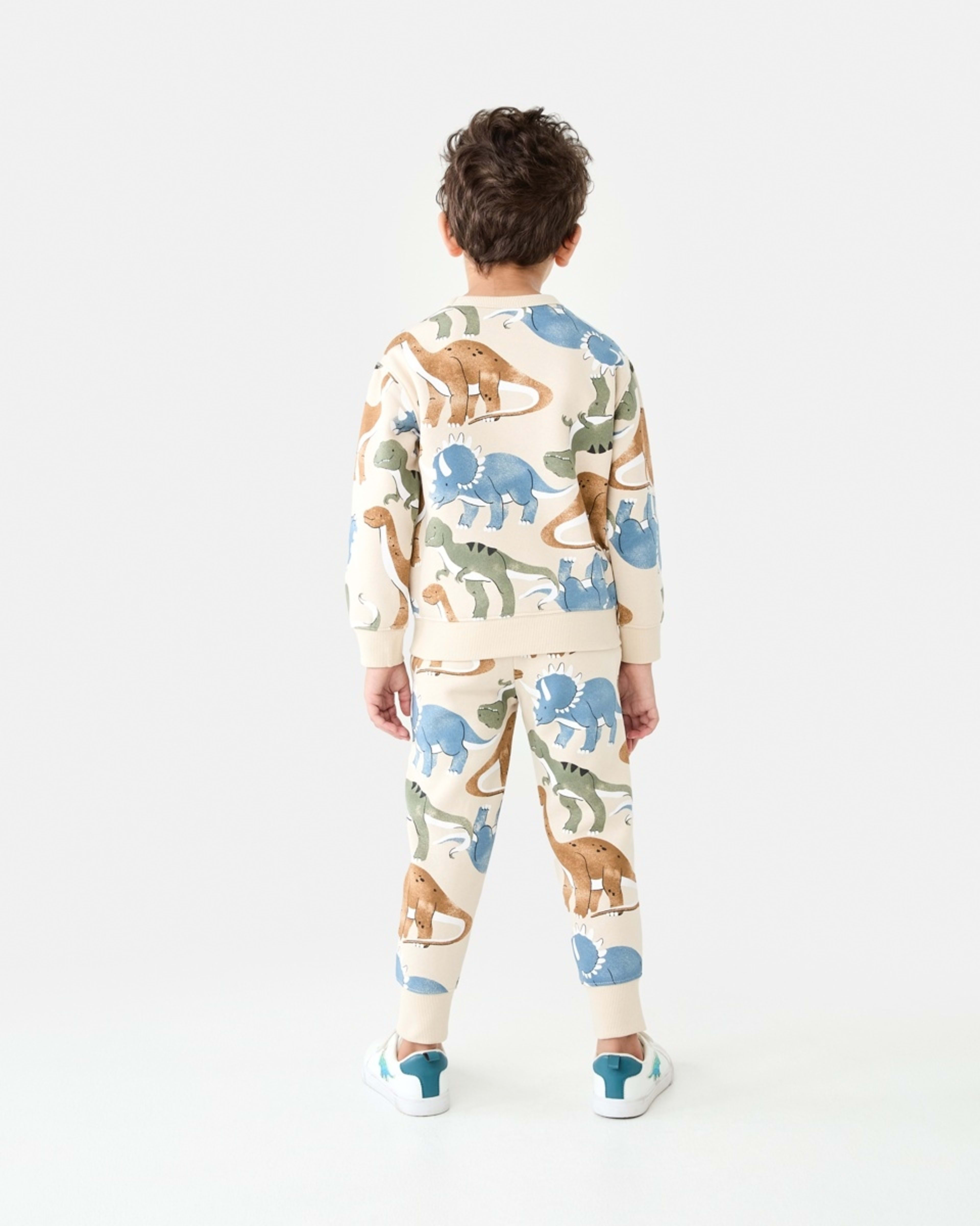 7 All Over Print Crew Neck Sweatshirt Bge Dino, 7 of 9