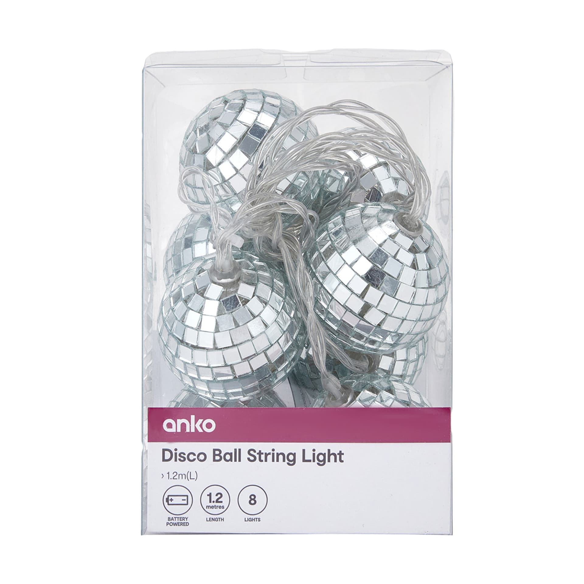 Disco Ball String Light Kmart