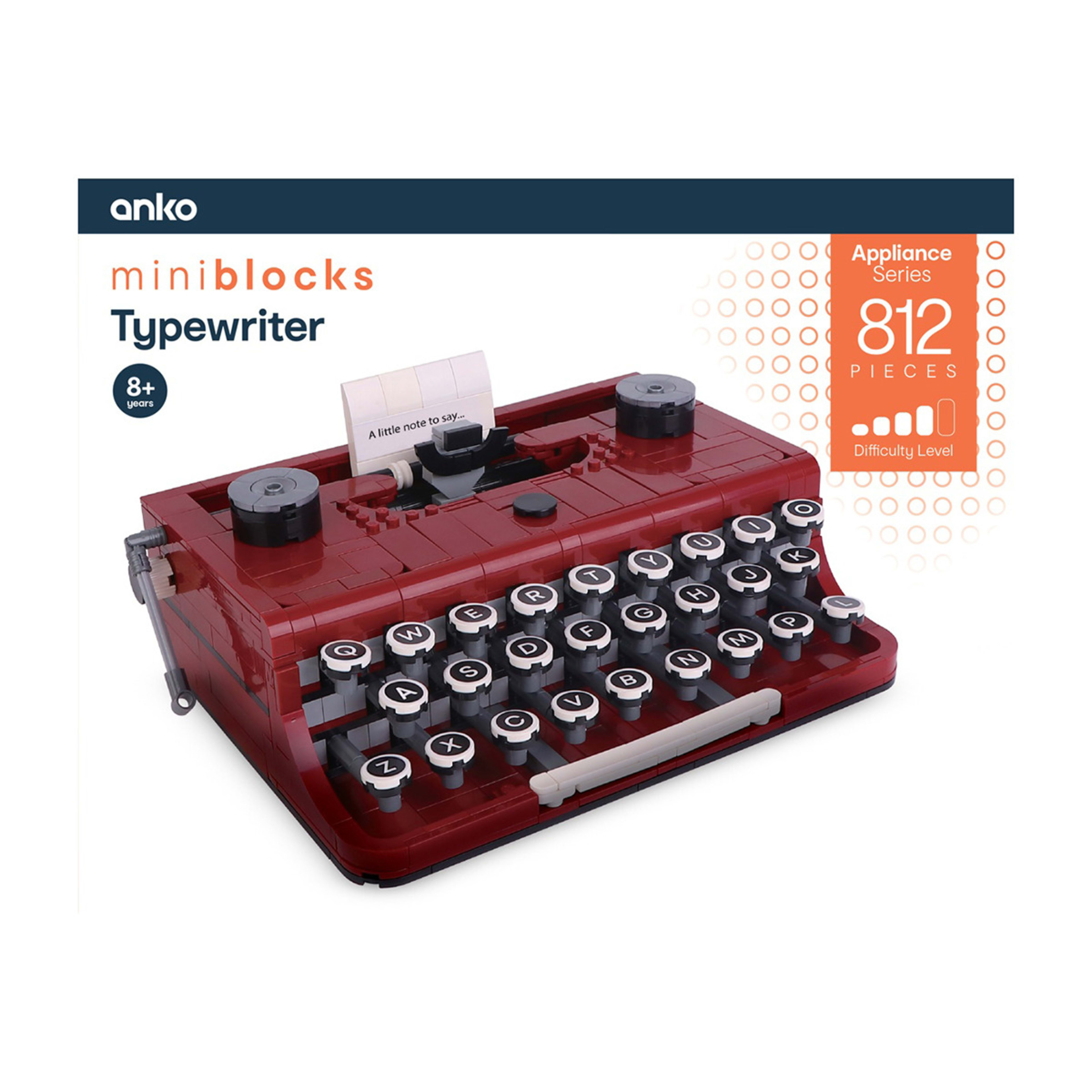 1 812 Pieces Mini Blocks Appliance Series: Typewriter