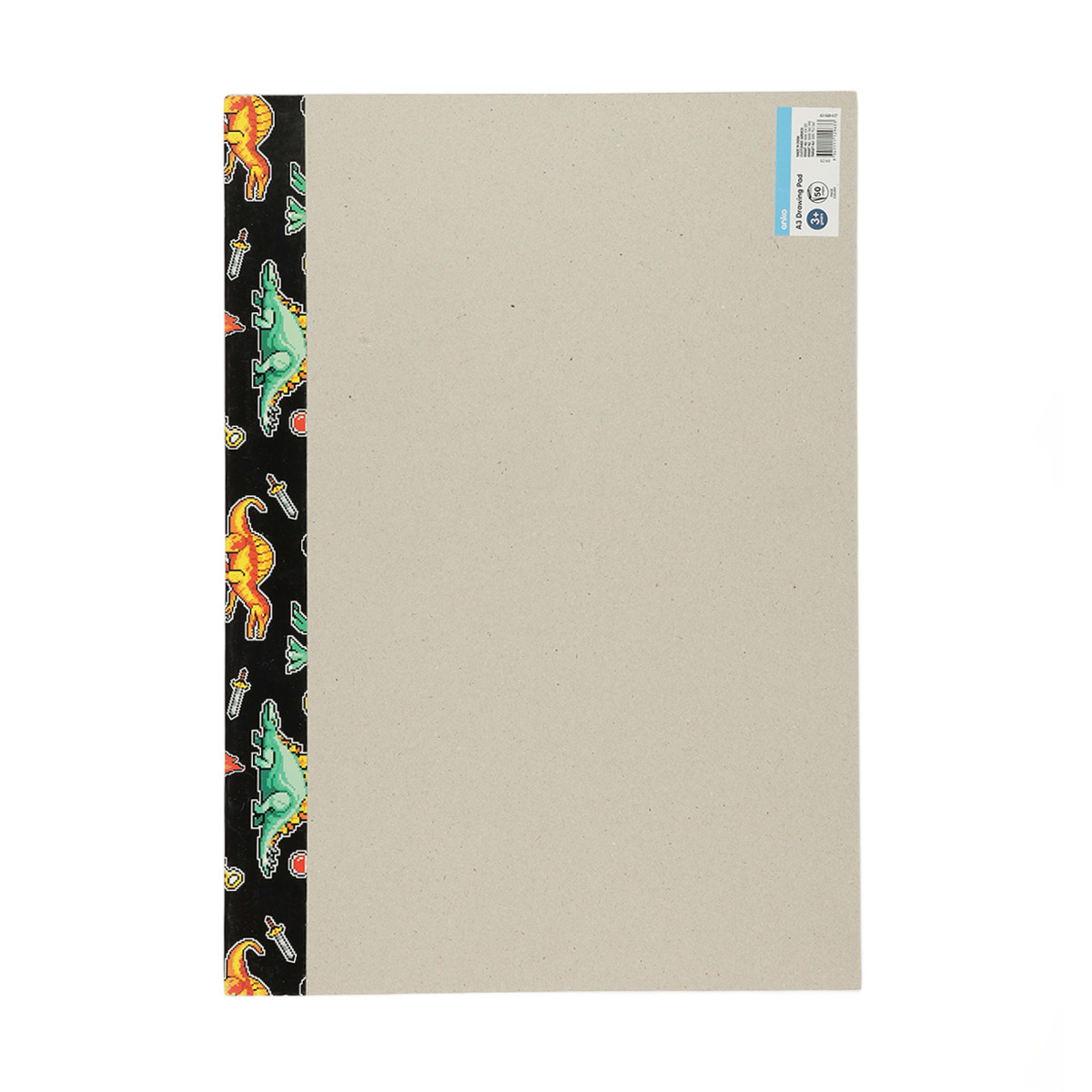 5 A3 Drawing Pad - Dino, 5 of 5