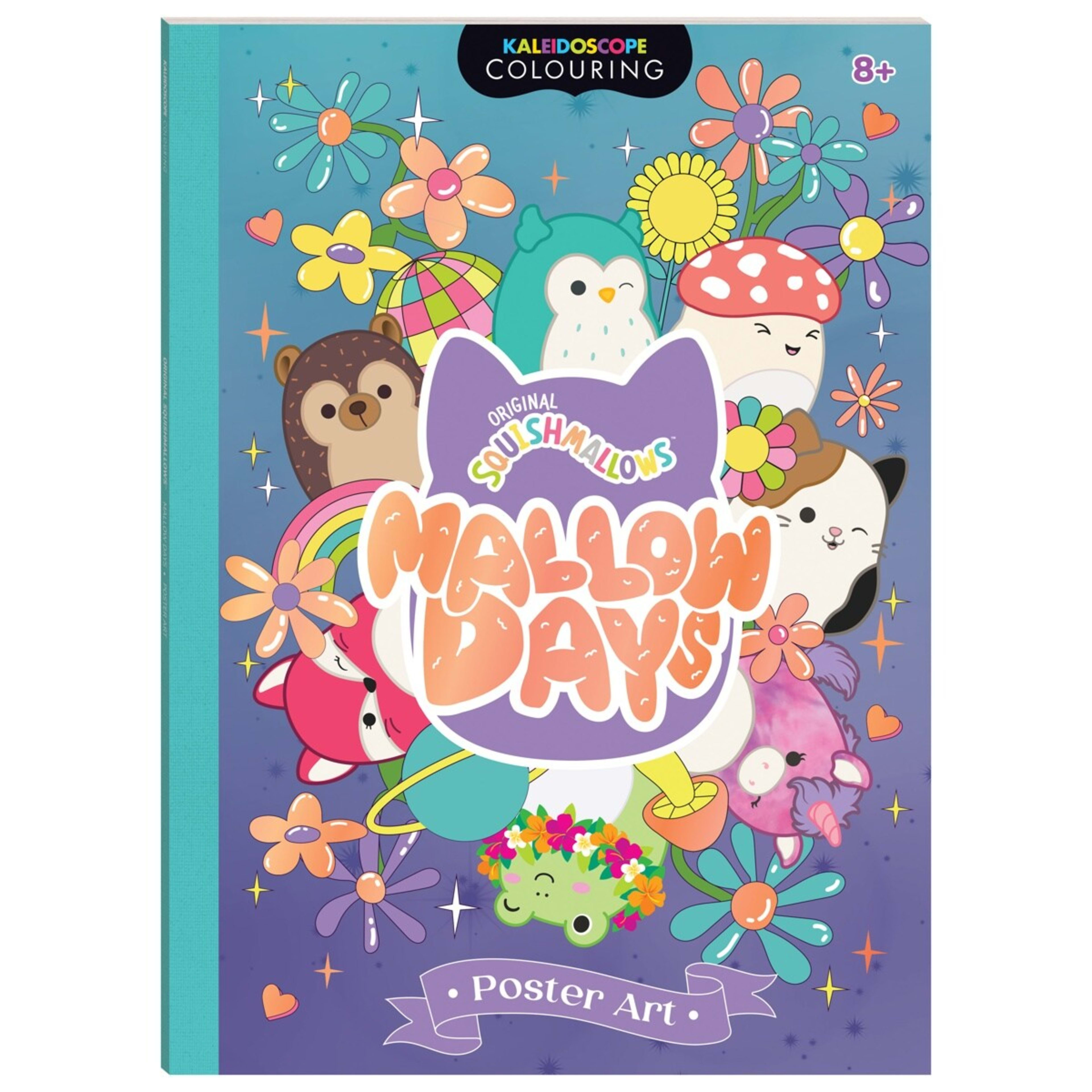 1 Kaleidoscope Colouring Poster Art: Original Squishmallows Mallow Days - Book, 1 of 5