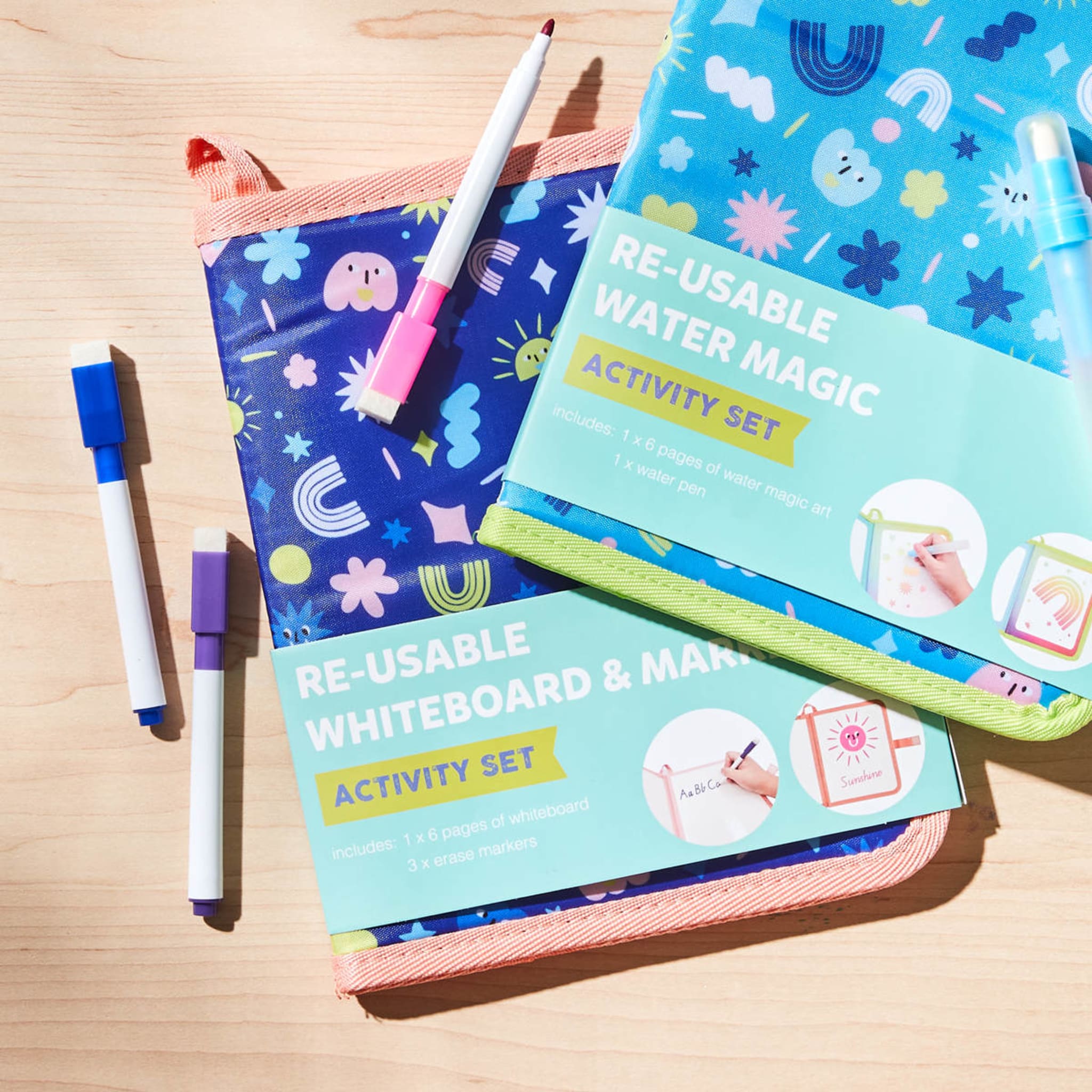 Reusable Whiteboard & Marker Activity Set Kmart