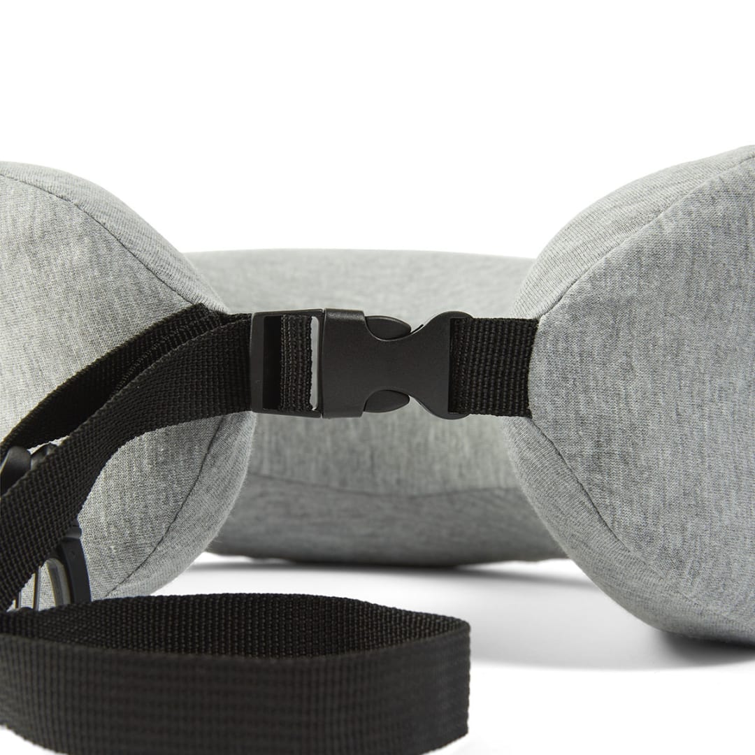 Roll Up Travel Pillow Memory Foam Grey Kmart