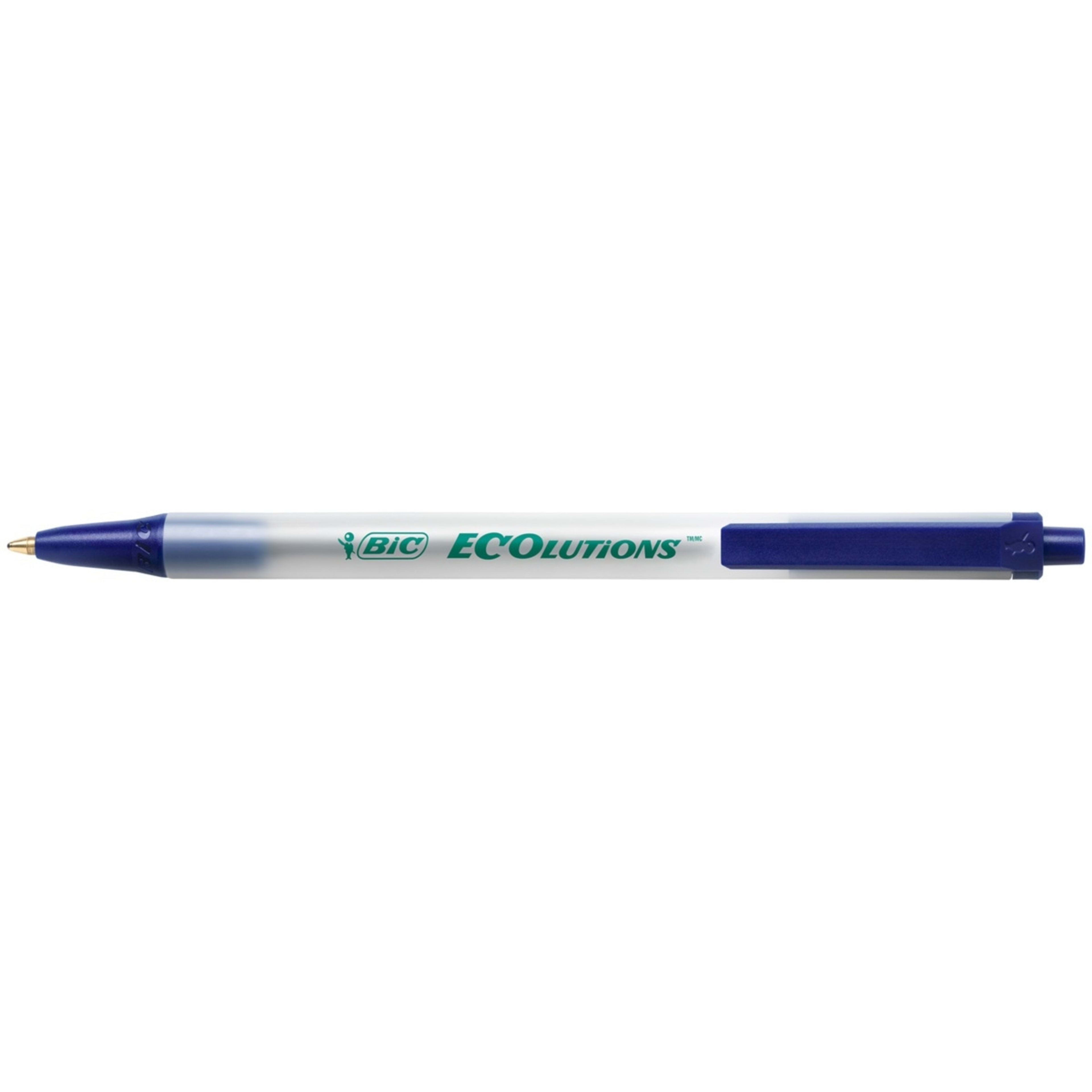 50 Pack BIC ECOlutions Retractable Ballpoint Pens Blue Kmart NZ