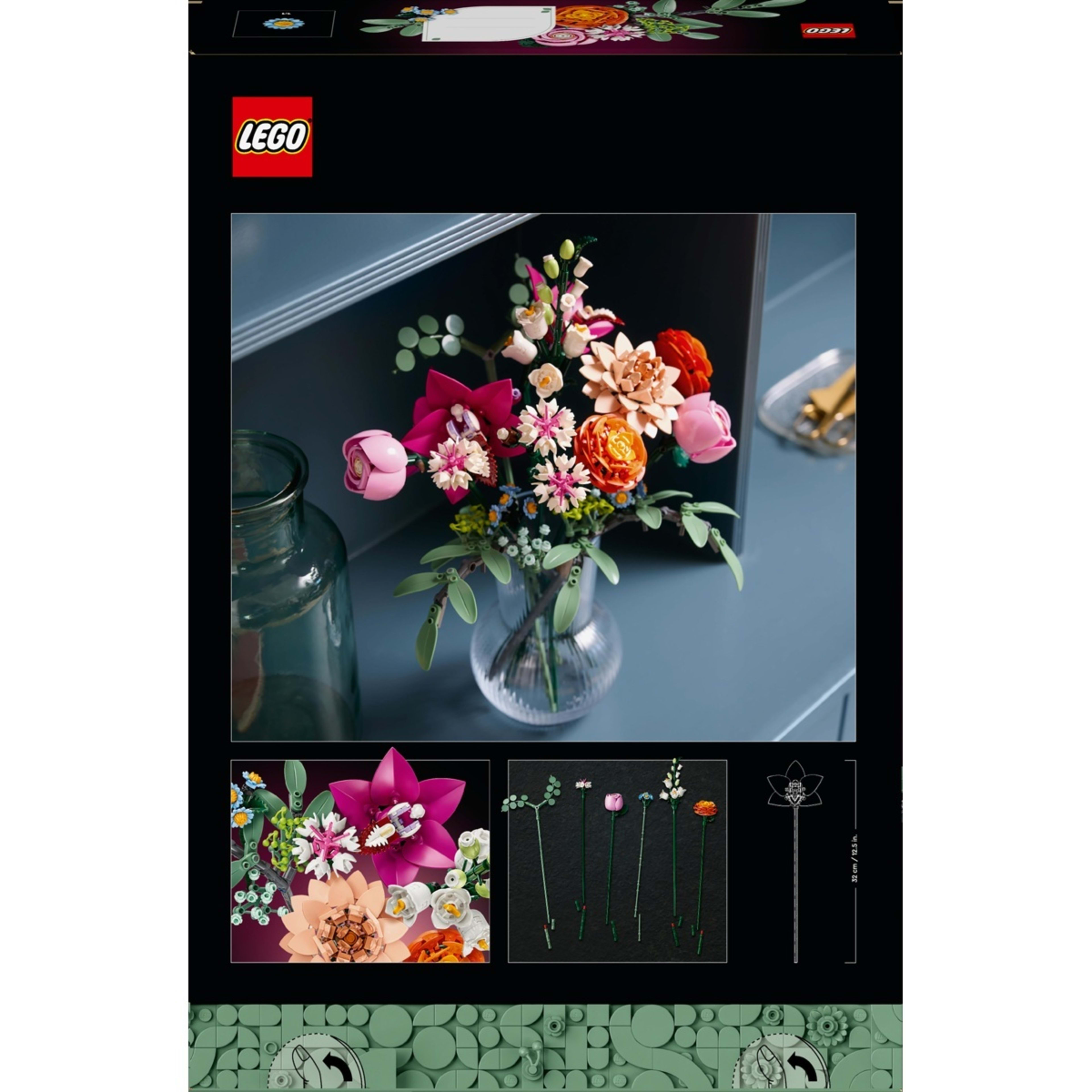 10 LEGO Botanicals Pretty Pink Flower Bouquet 10342, 10 of 10