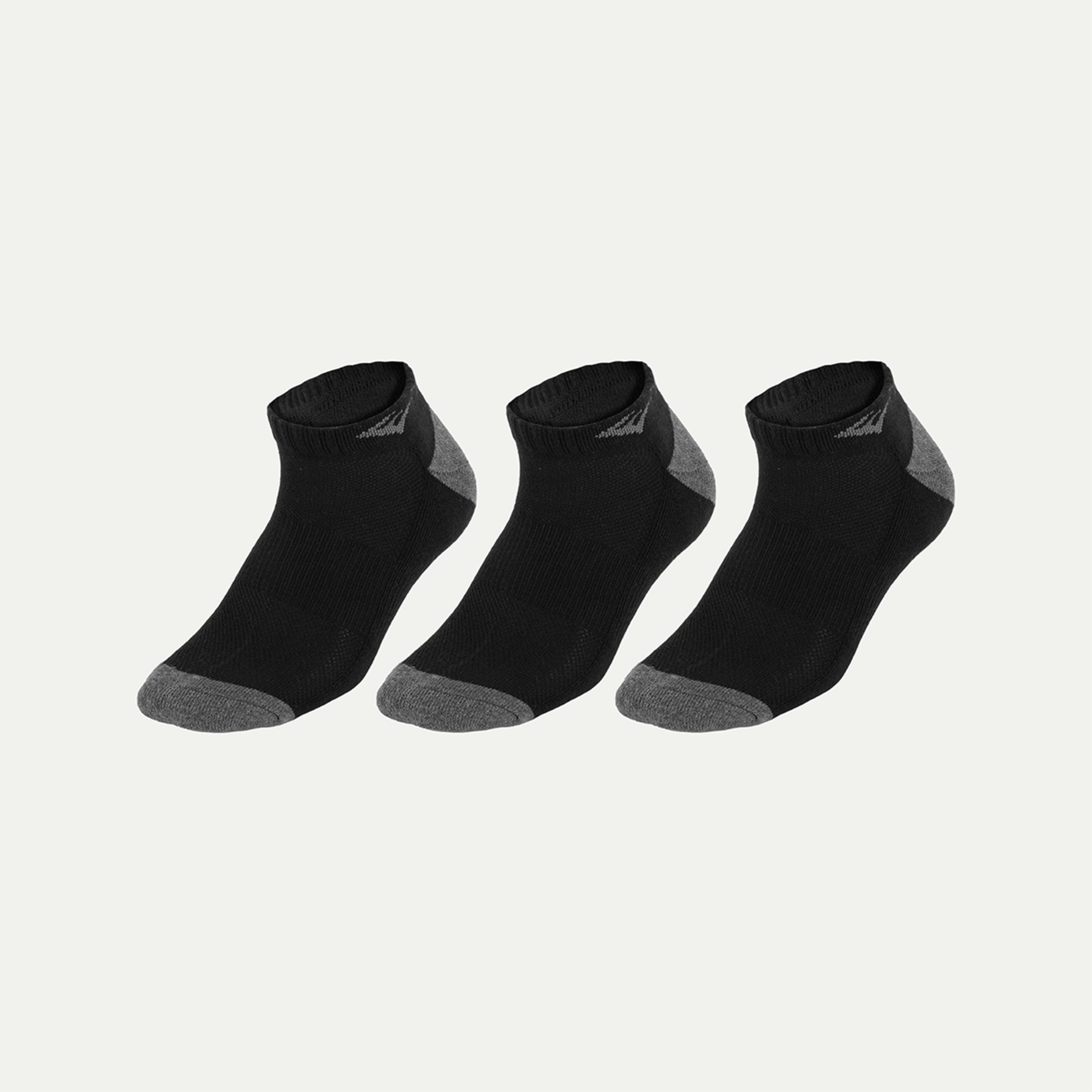 1 3 Pack Everlast Mens Performance Low Cut Socks Everlast Jacquard Black, 1 of 3