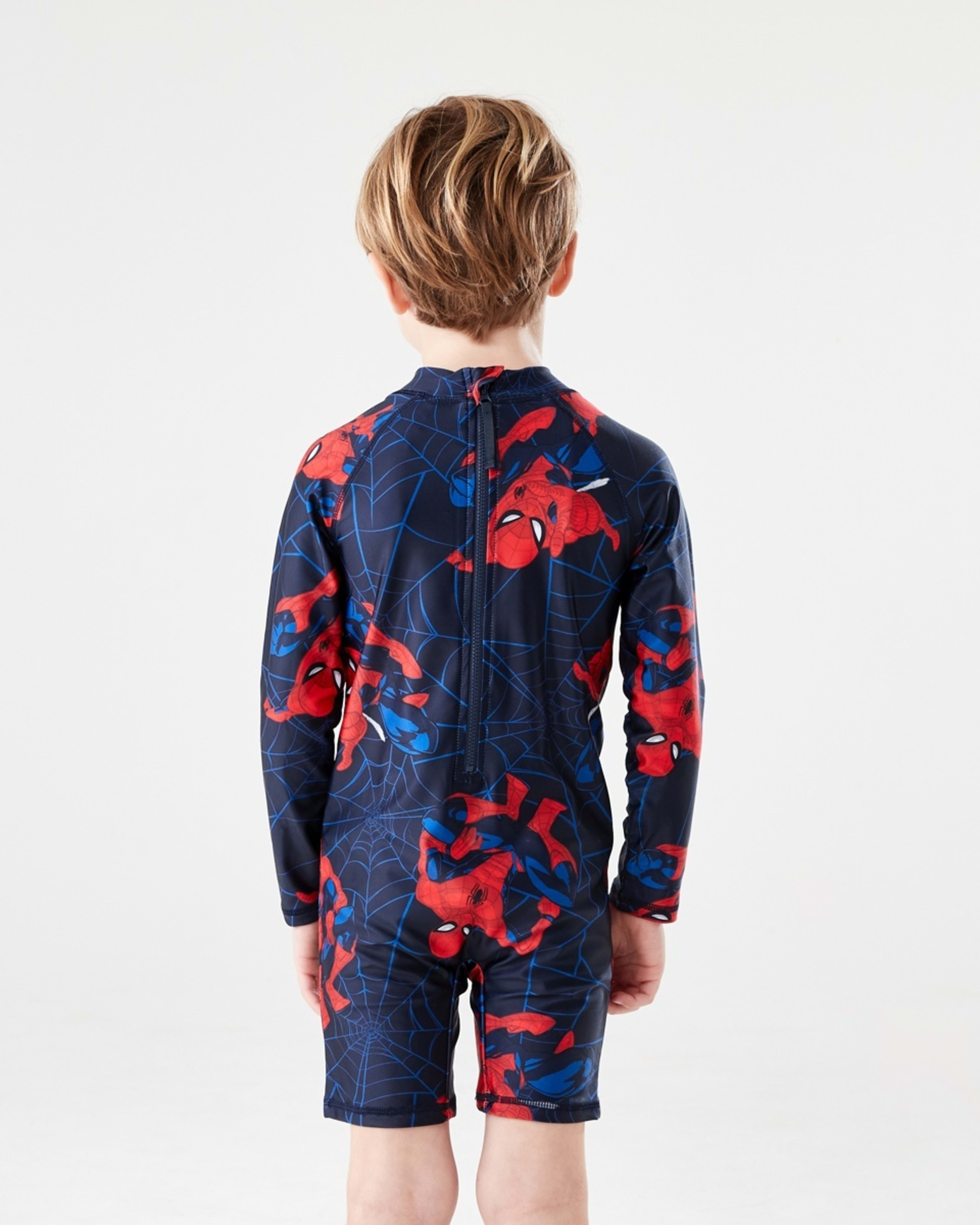2 Spider-Man License Long Sleeve Swimsuit Spiderman, 2 of 6