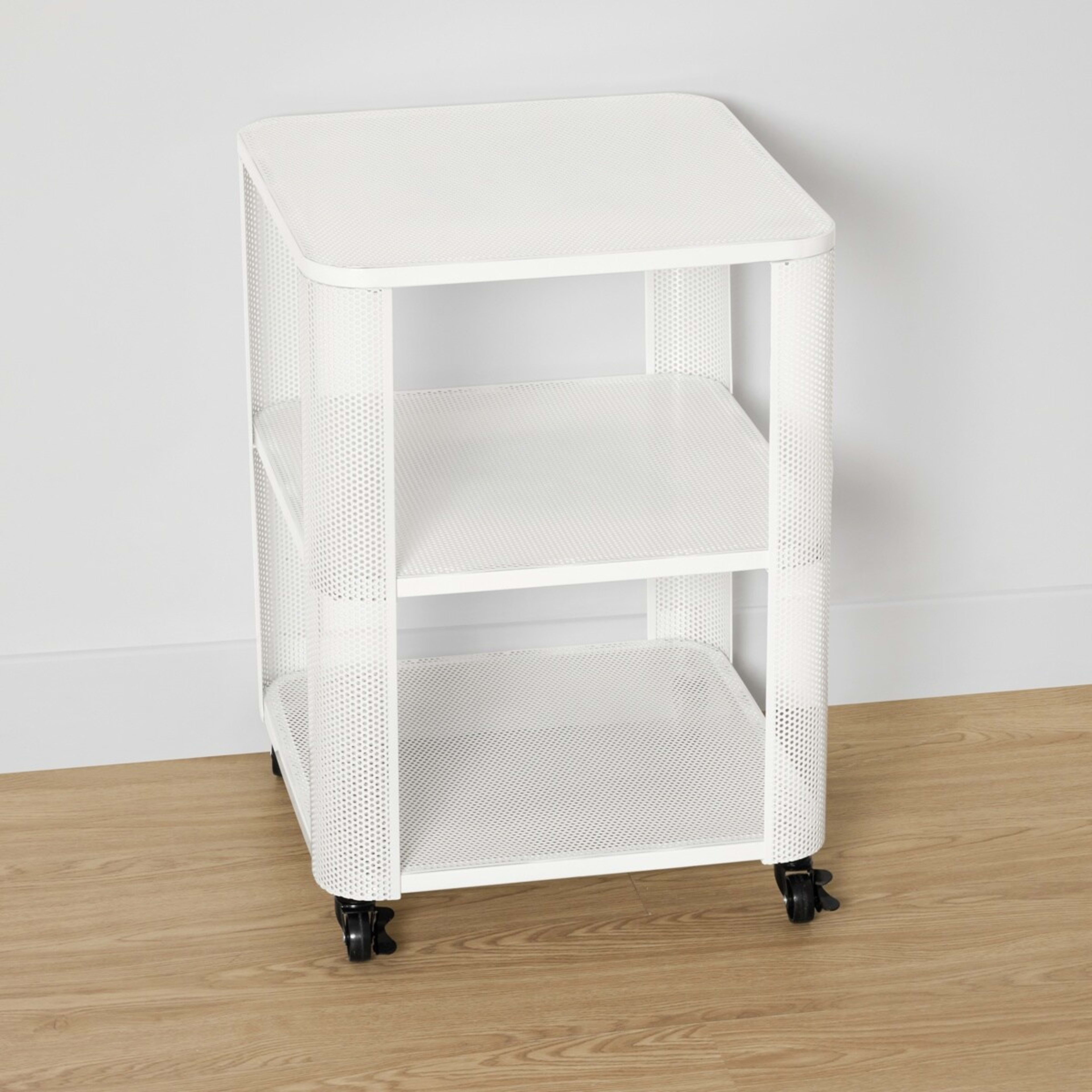 3 Mesh Side Table - White, 3 of 8