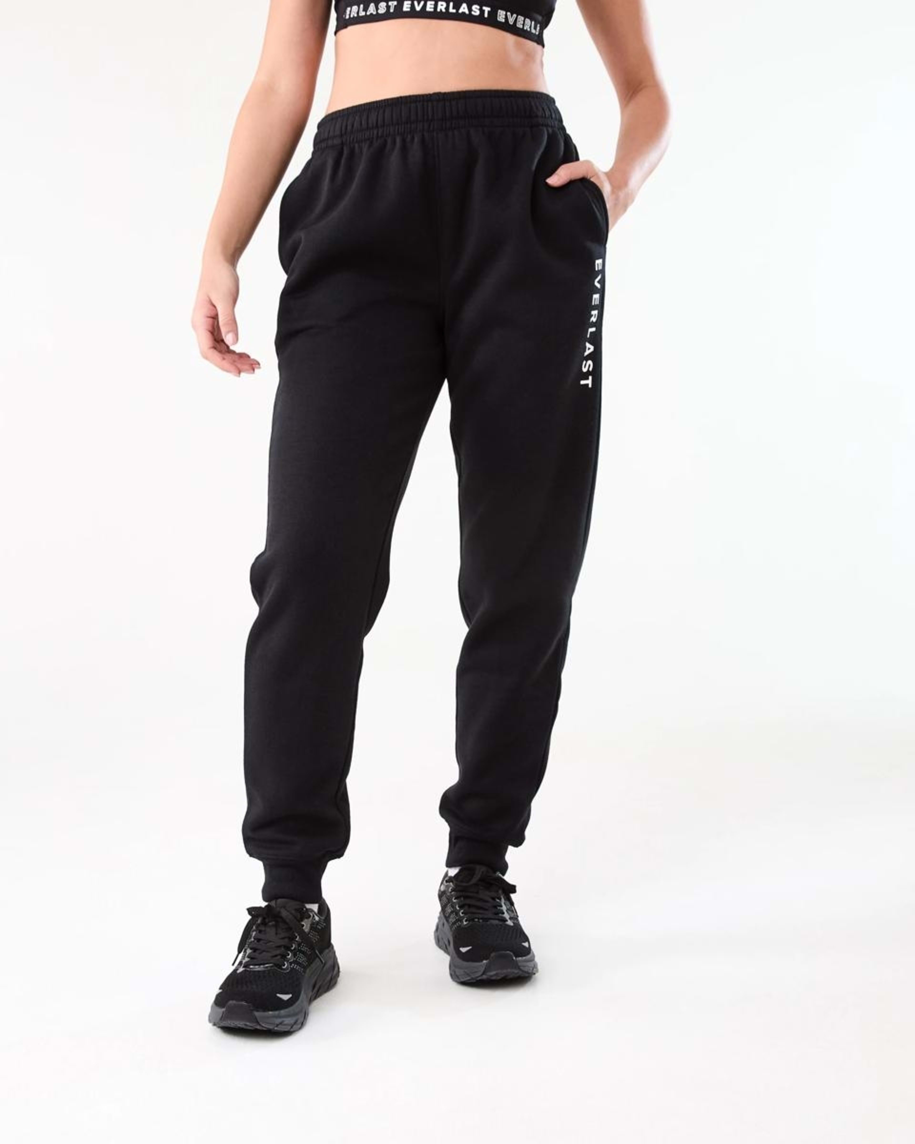 1 Everlast Womens Core Trackpants EVERLAST SIMPLE LOGO BLACK