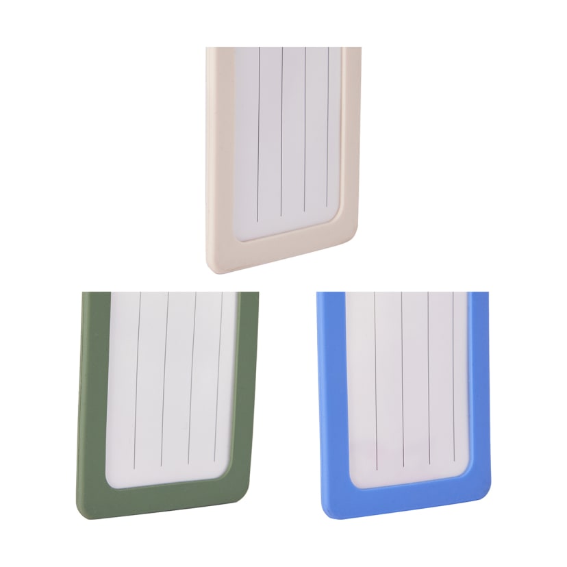 2 Piece Luggage Tags Assorted Kmart NZ