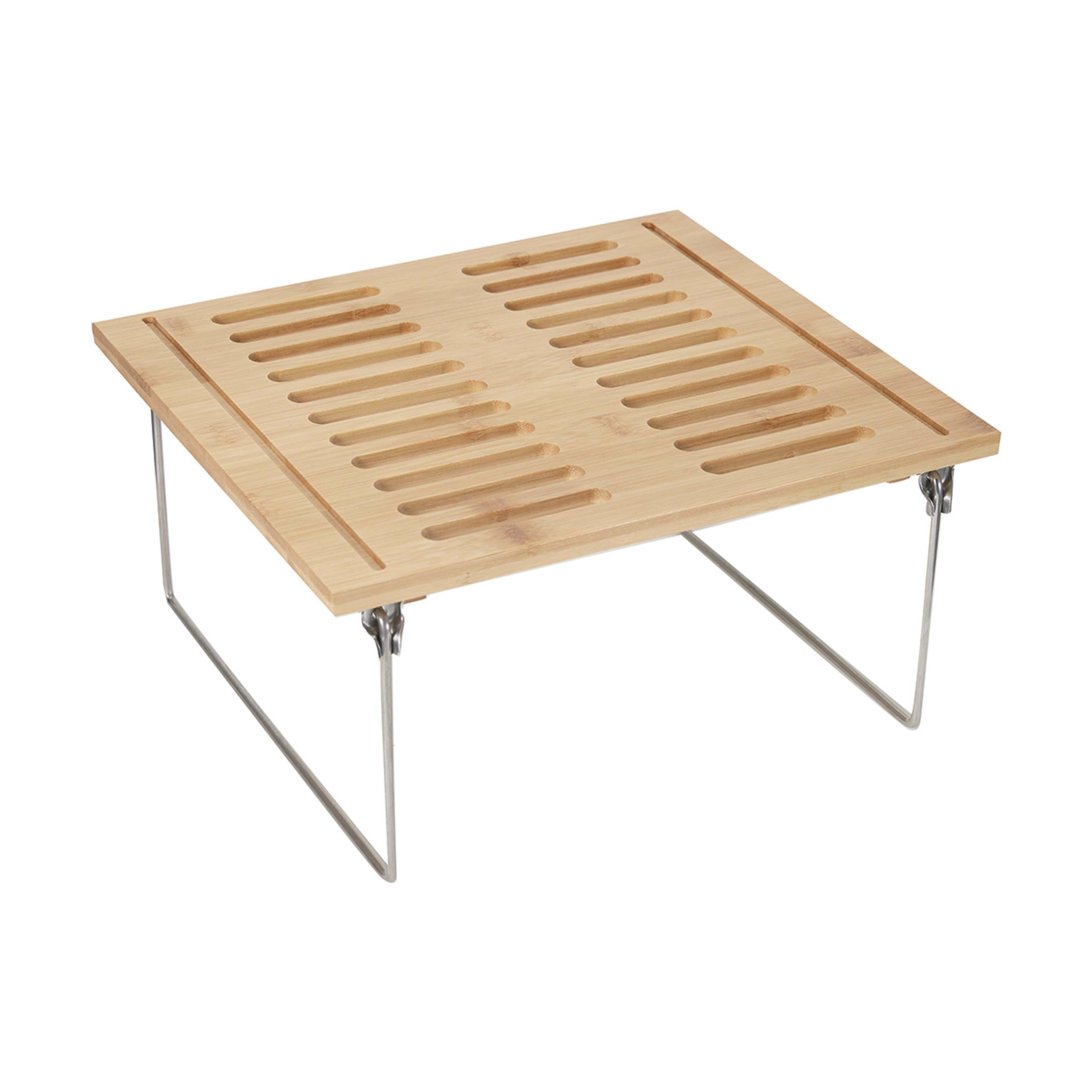 Bamboo Medium Foldable Shelf Kmart
