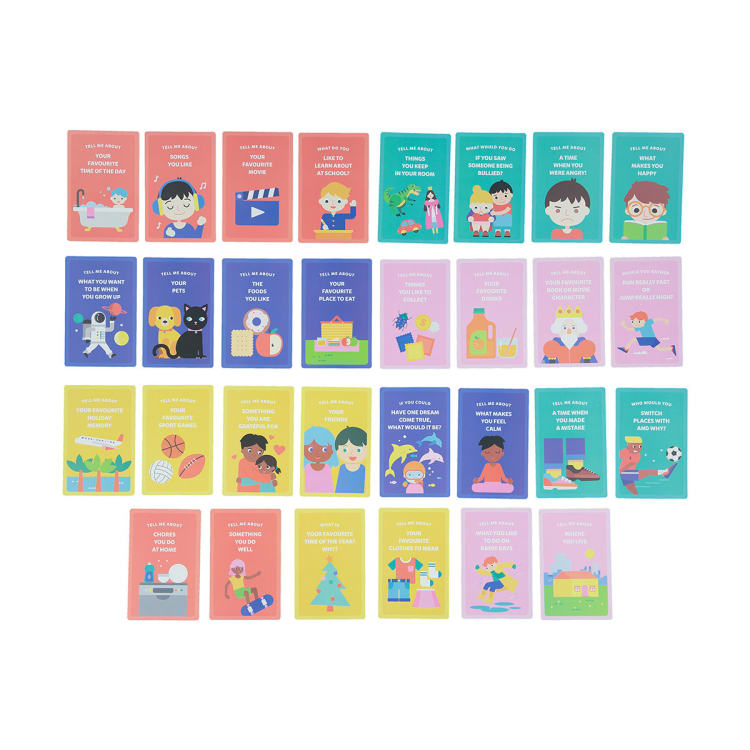 Conversation Starters Question and Picture Cards Kmart