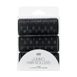 OXX Haircare 3 Pack Jumbo Hair Rollers - Black