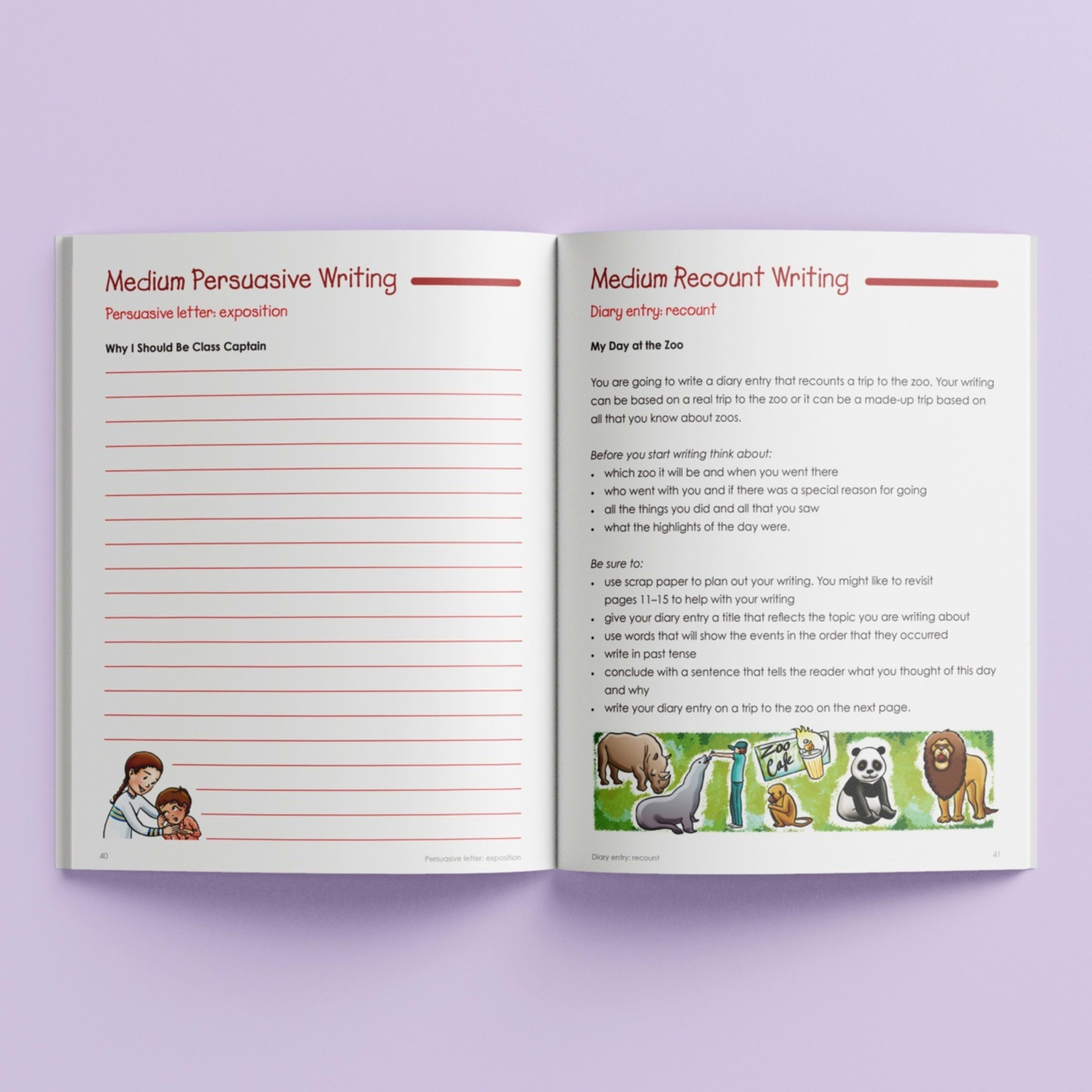 4 Year 3 Naplan-Style Workbook and Tests: Writing - Book, 4 of 5