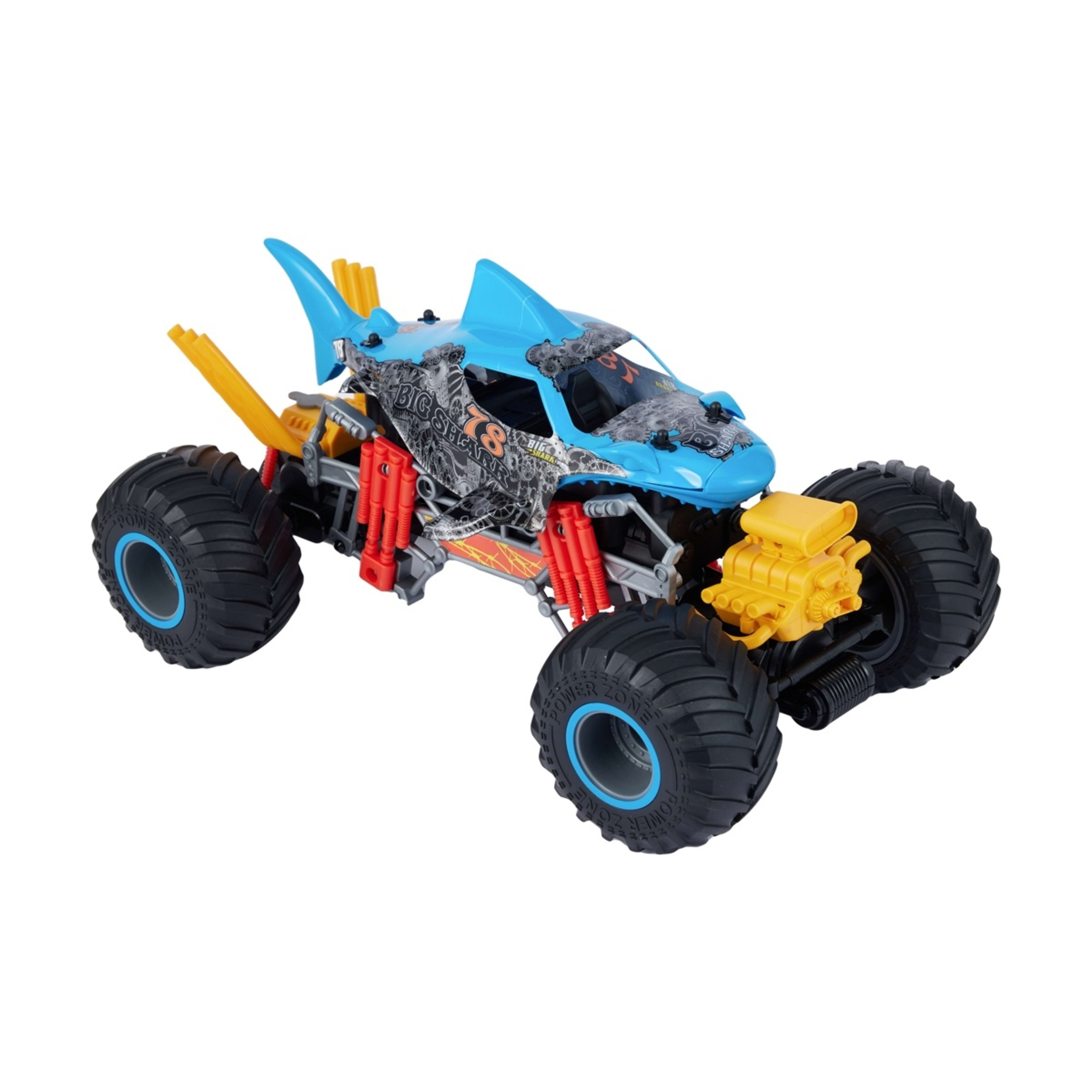 3 2.4GHz 1/10 Scale Radio Control Shark Monster Truck, 3 of 9