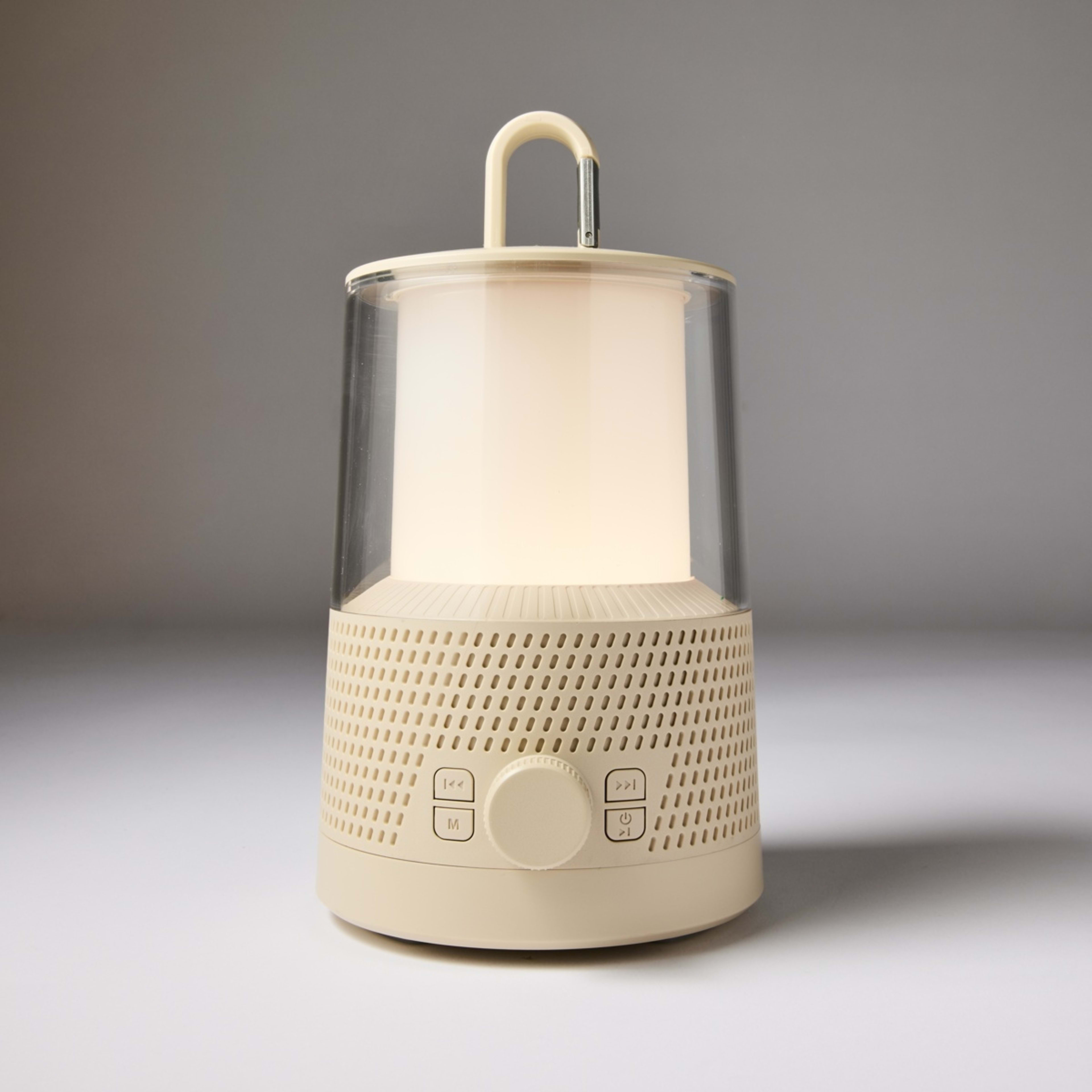 2 Outdoor RGB Lantern Speaker - Beige, 2 of 10