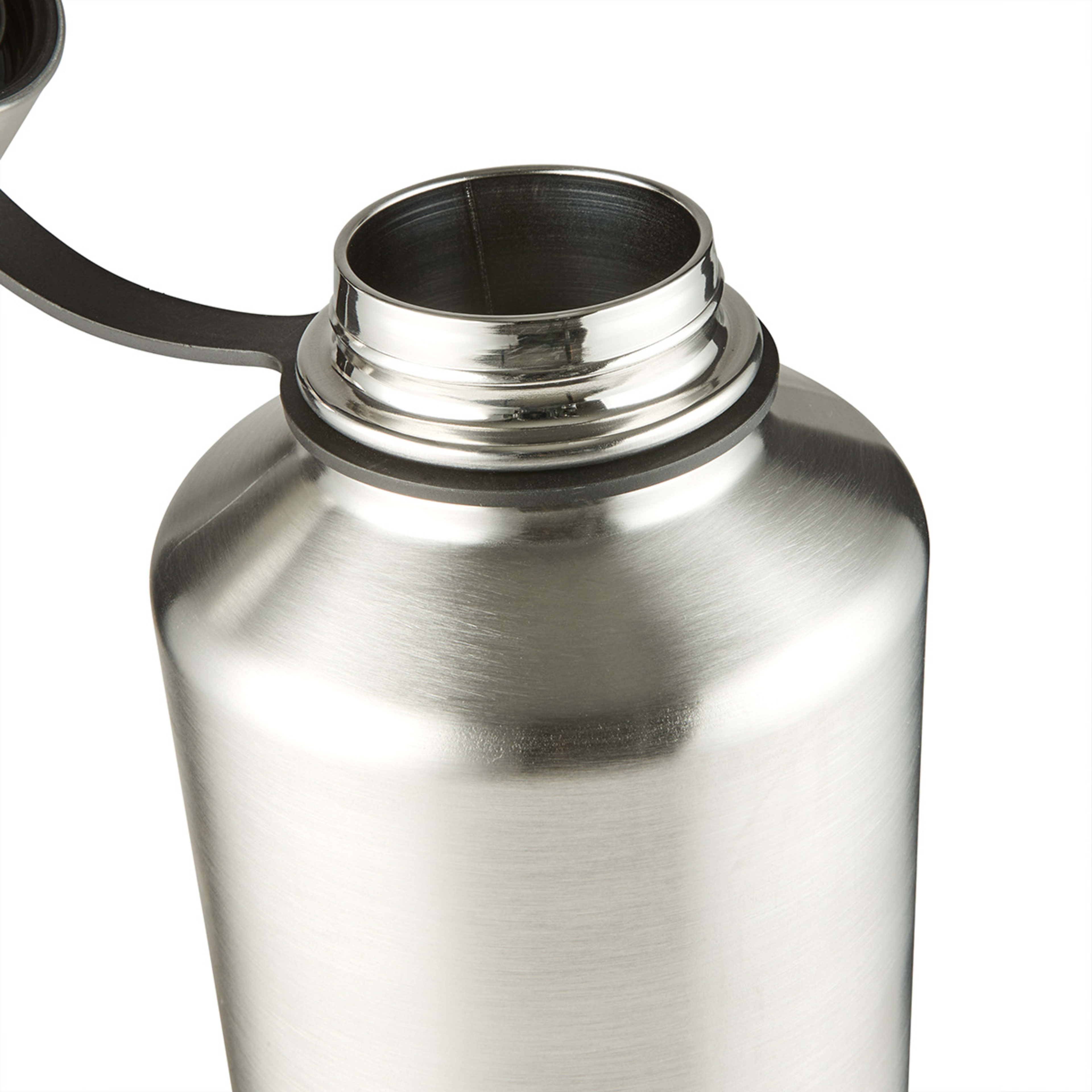 1.9L Silver Double Wall Insulated Drink Bottle Kmart