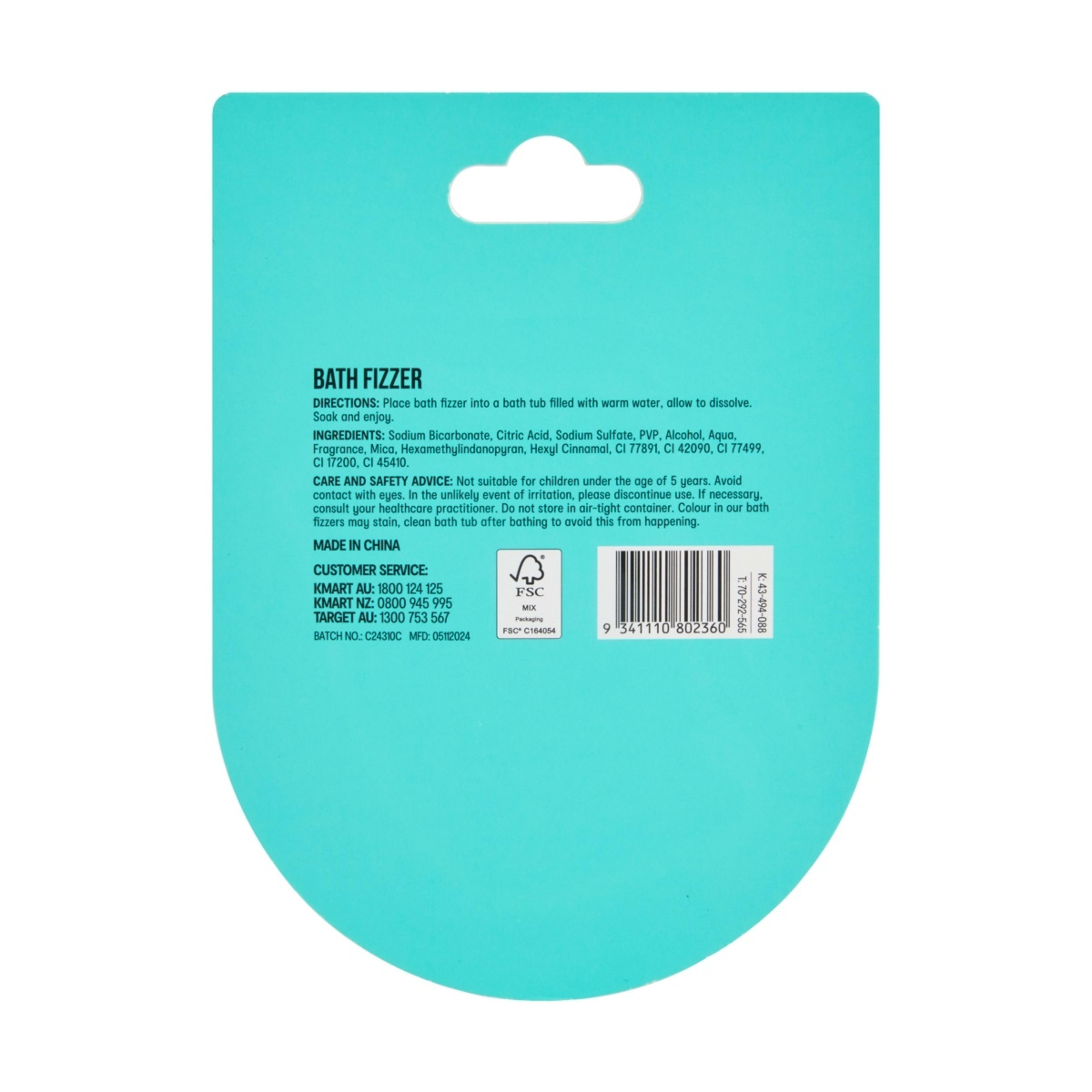 7 OXX Bodycare Spa Fizz Bath Fizzer 100g - Berry Burst Scented, 7 of 7