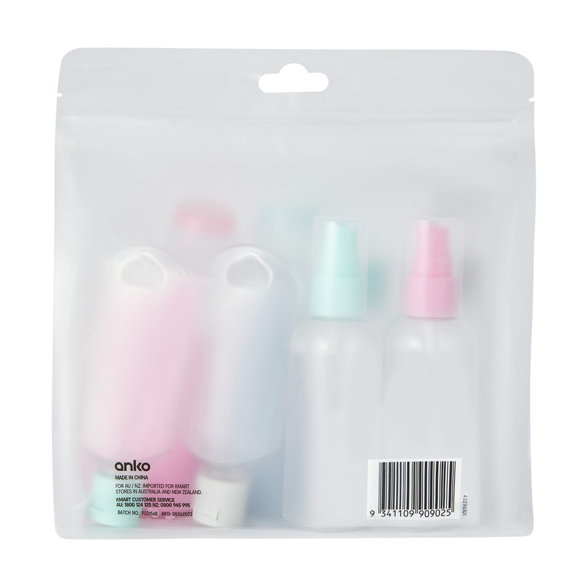 10 Pack Travel Solutions Essentials Kmart