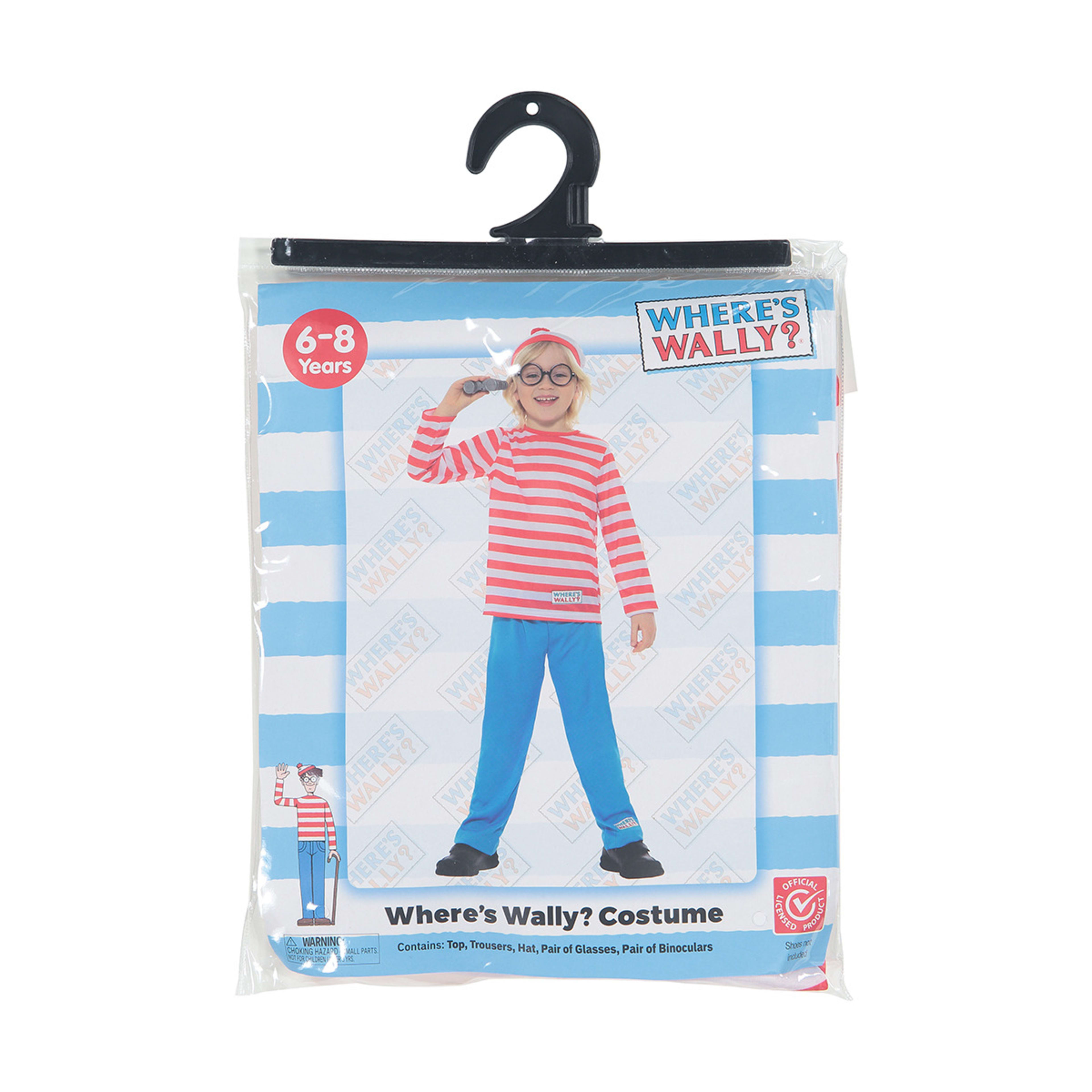 Where's Wally Costume Ages 68 Kmart