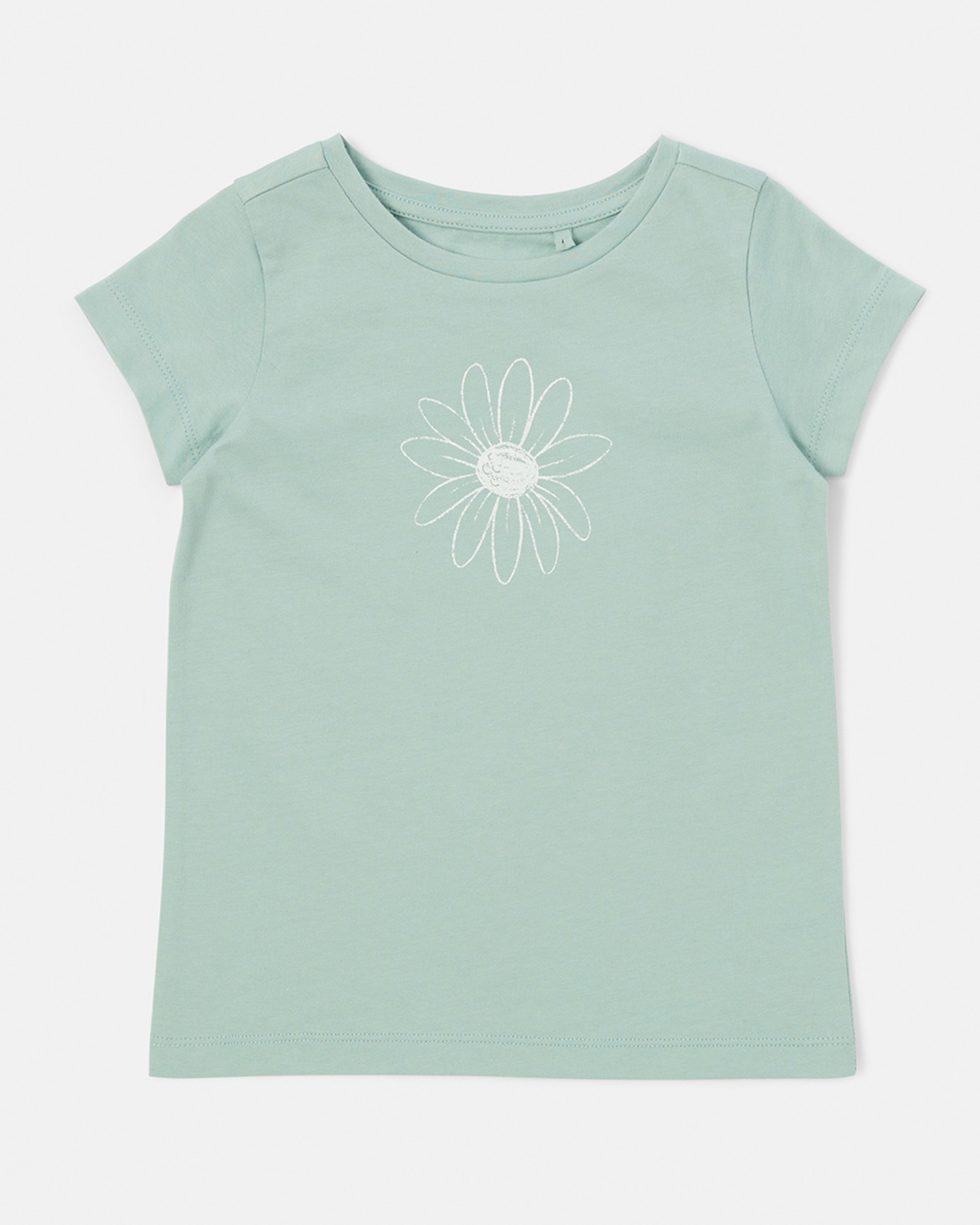 6 Short Sleeve Printed Table T-shirt Daisy, 6 of 7