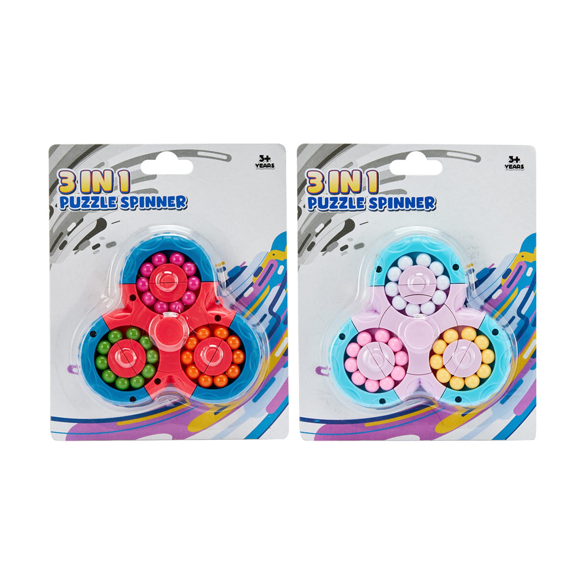 3in1 Puzzle Spinner Assorted Kmart
