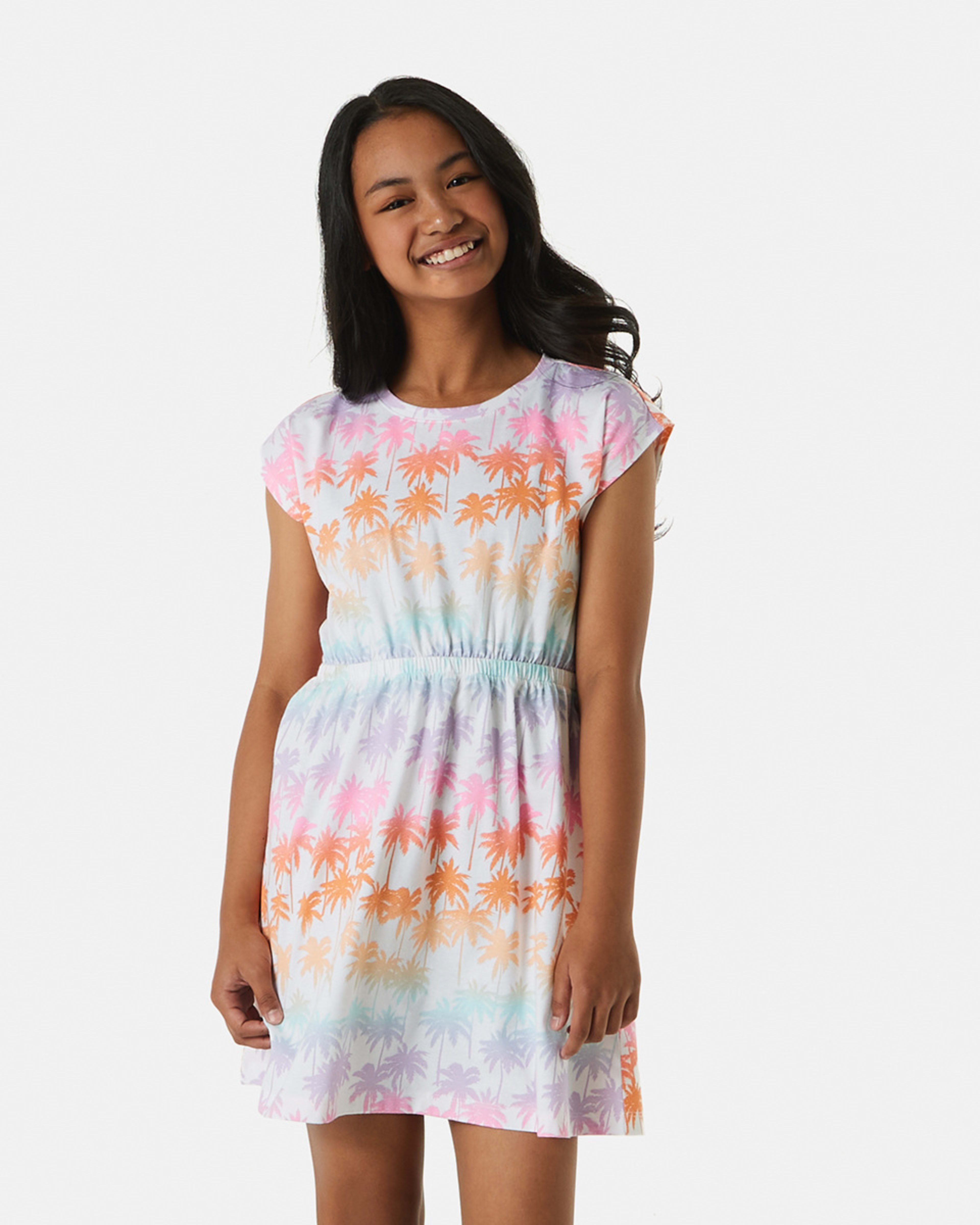 Gathered Waist Knit Dress Kmart