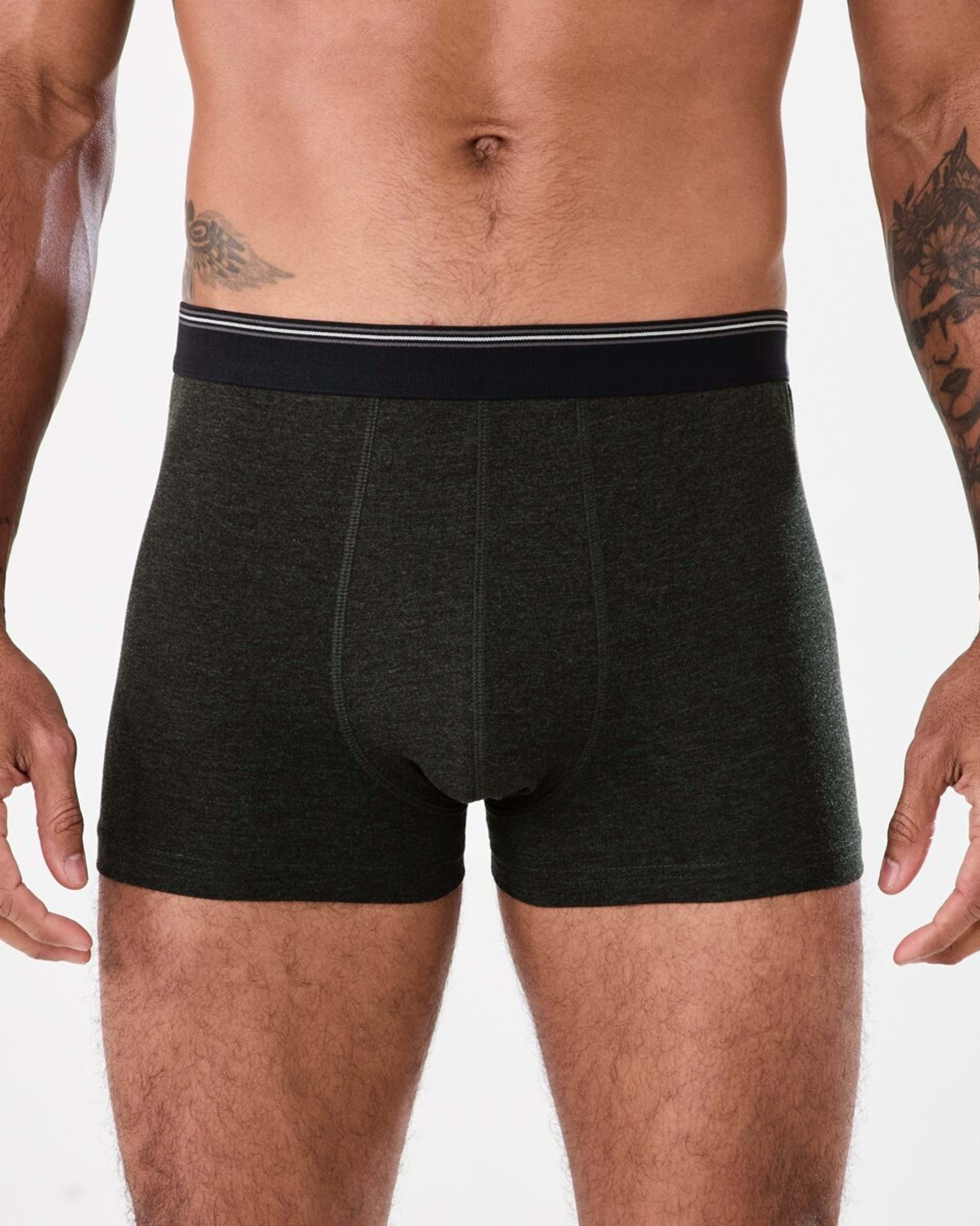 3 2 Pack Plain Trunks CHARCOAL, RED, 3 of 6